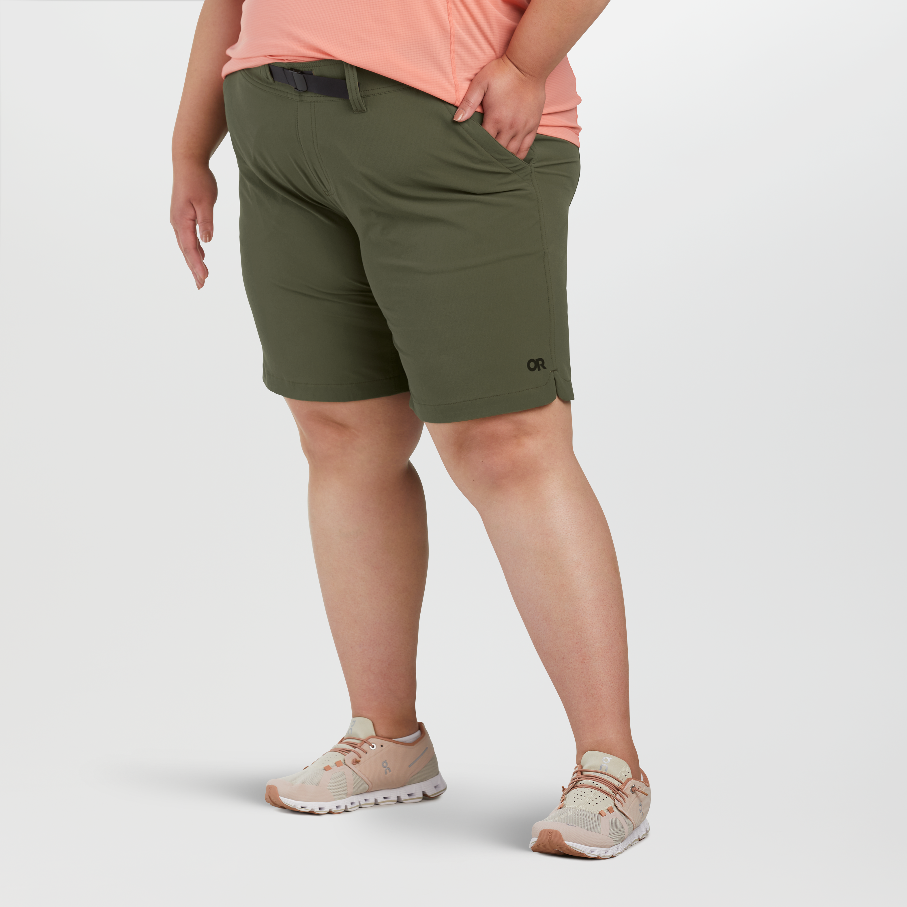 Women's Breathable Hiking Shorts with Pockets | Ferrosi Plus Size
