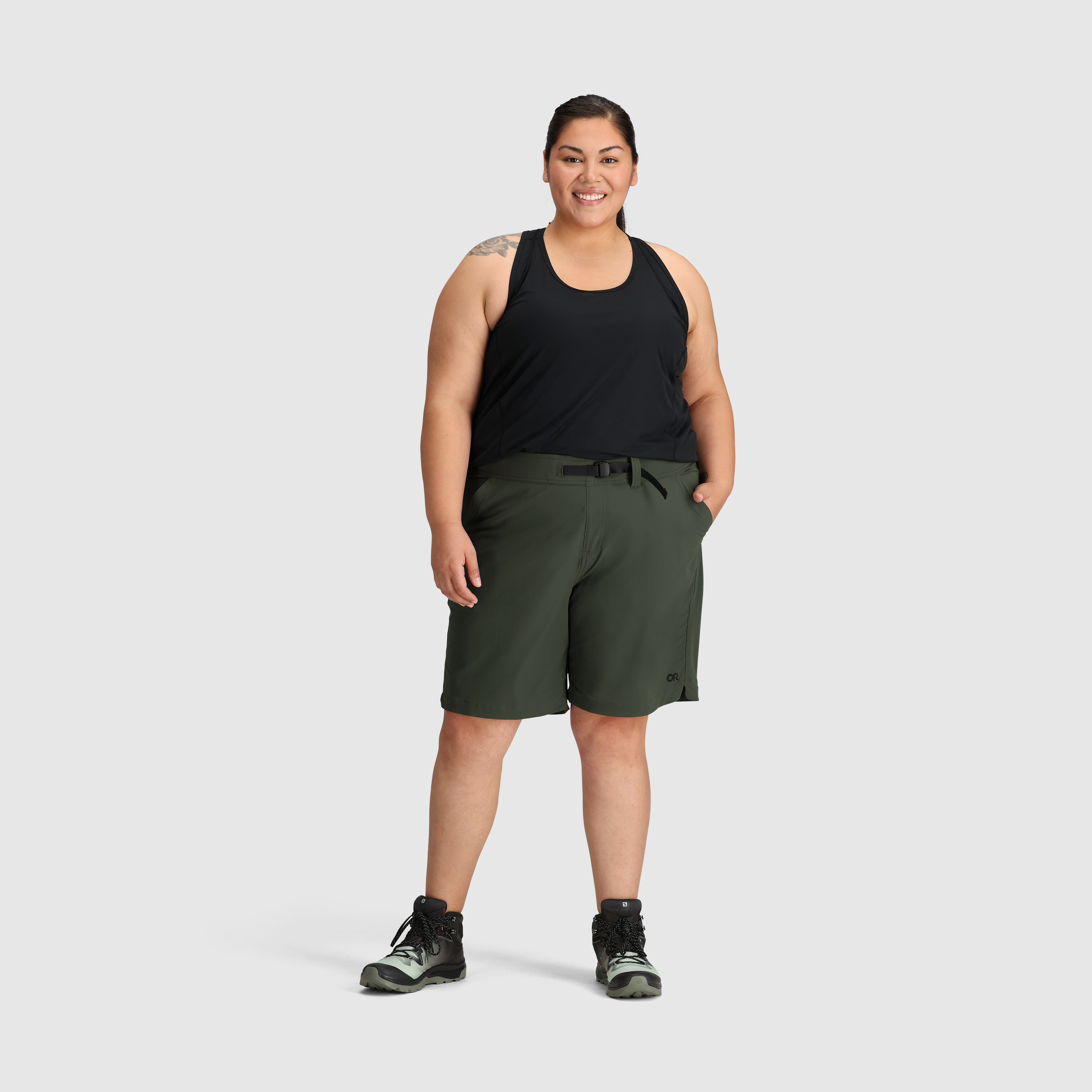 Women's Breathable Hiking Shorts with Pockets | Ferrosi Plus Size