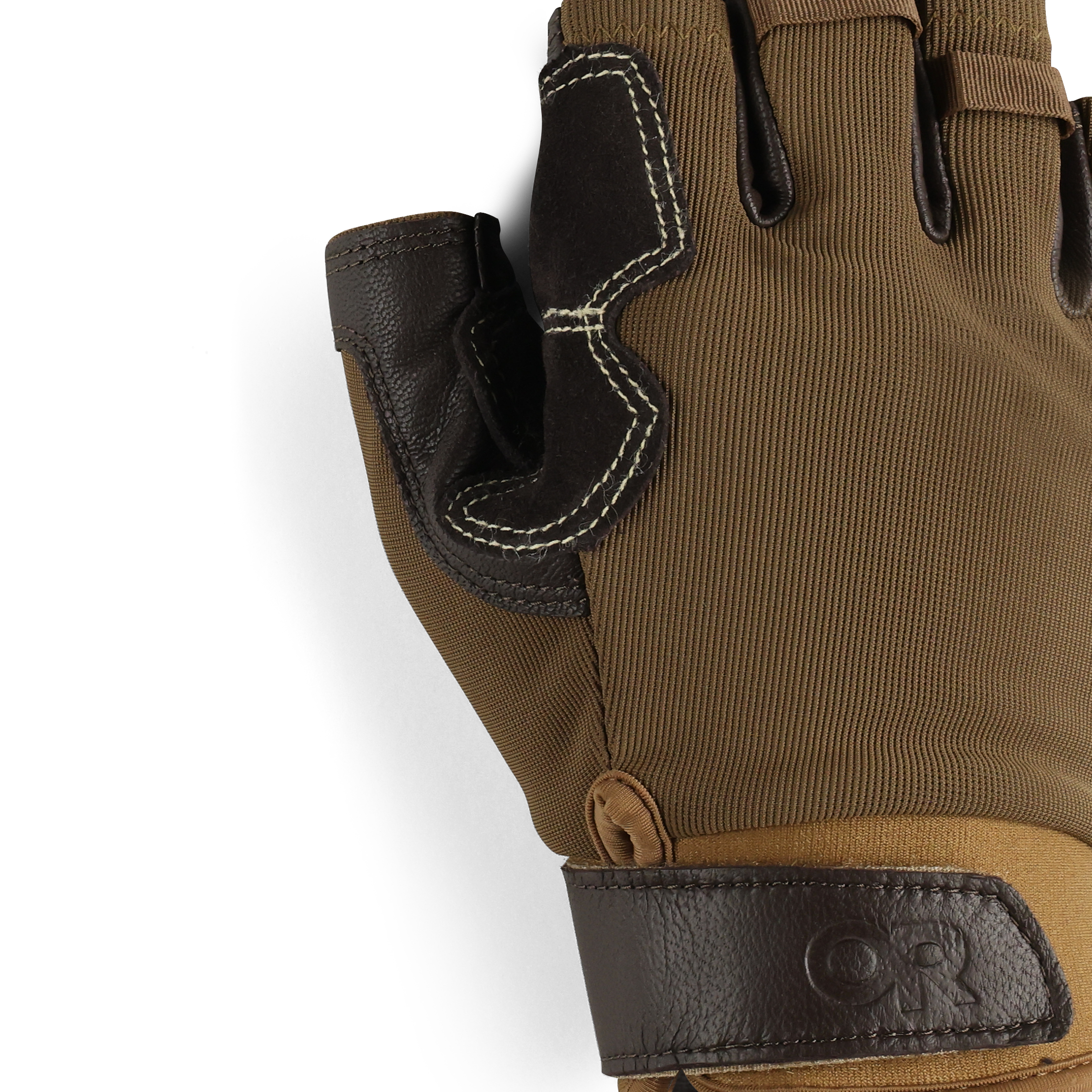 Fingerless Climbing Gloves for Belaying & Rappelling | Fossil Rock II