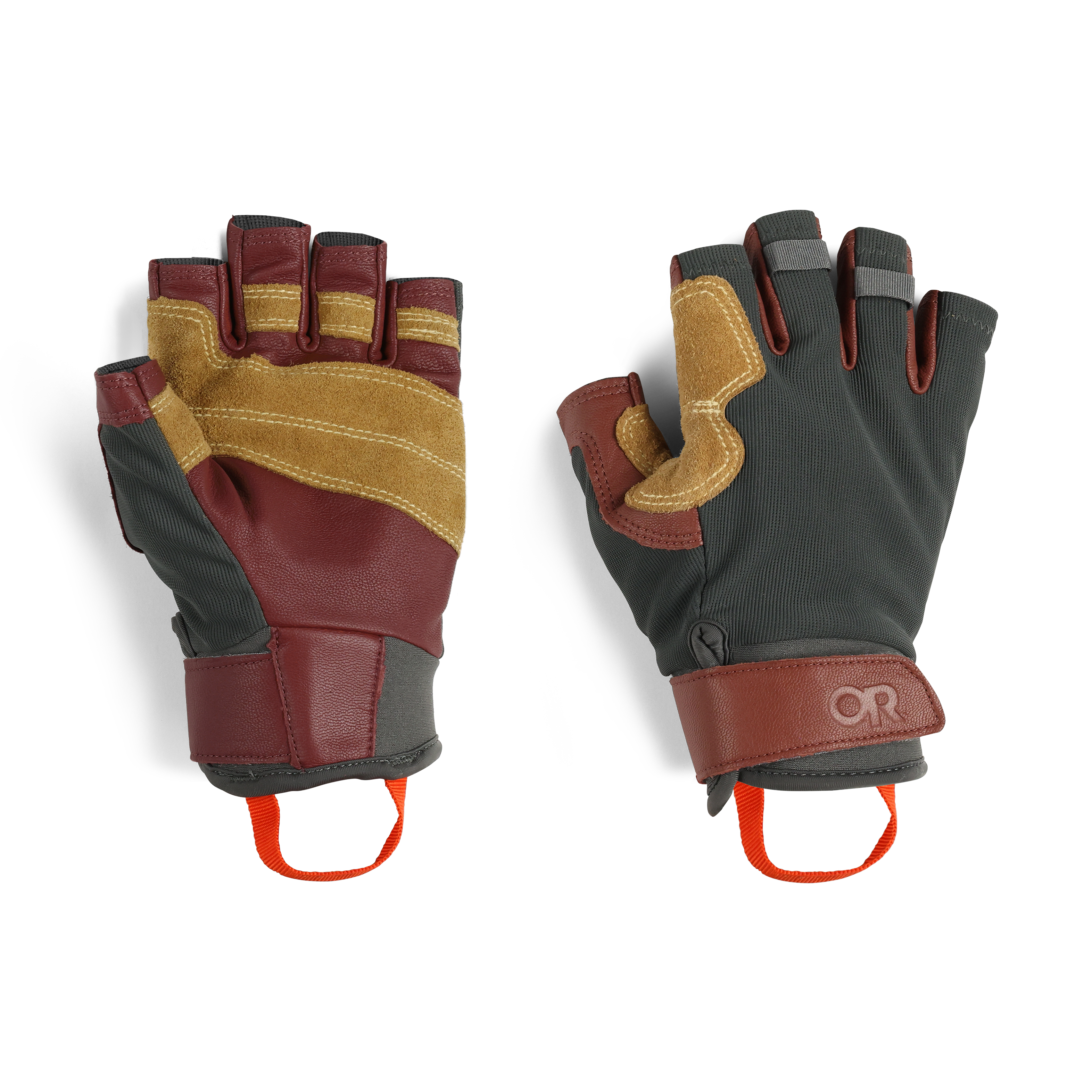 Fingerless Climbing Gloves for Belaying & Rappelling | Fossil Rock II