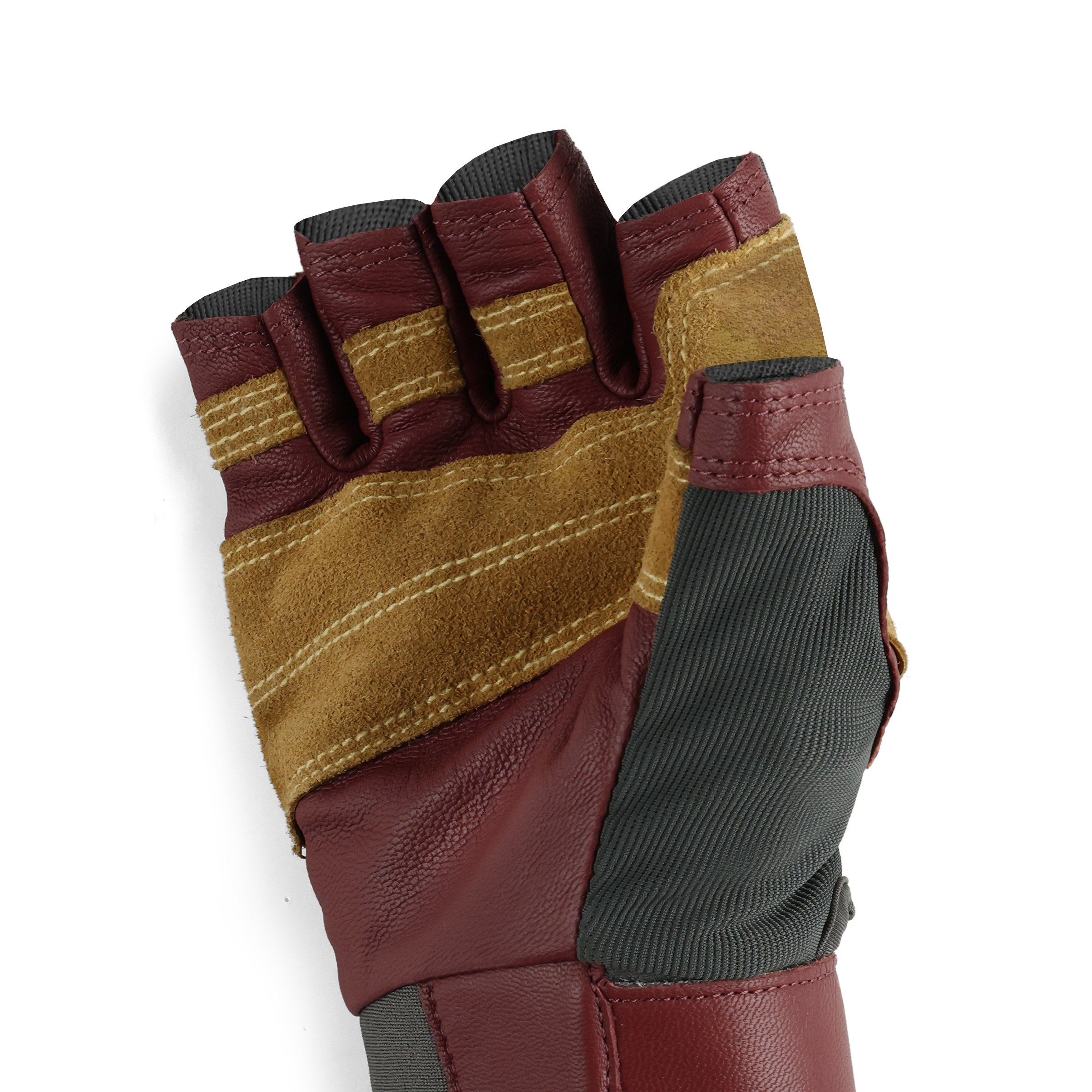 Fingerless Climbing Gloves for Belaying & Rappelling | Fossil Rock II
