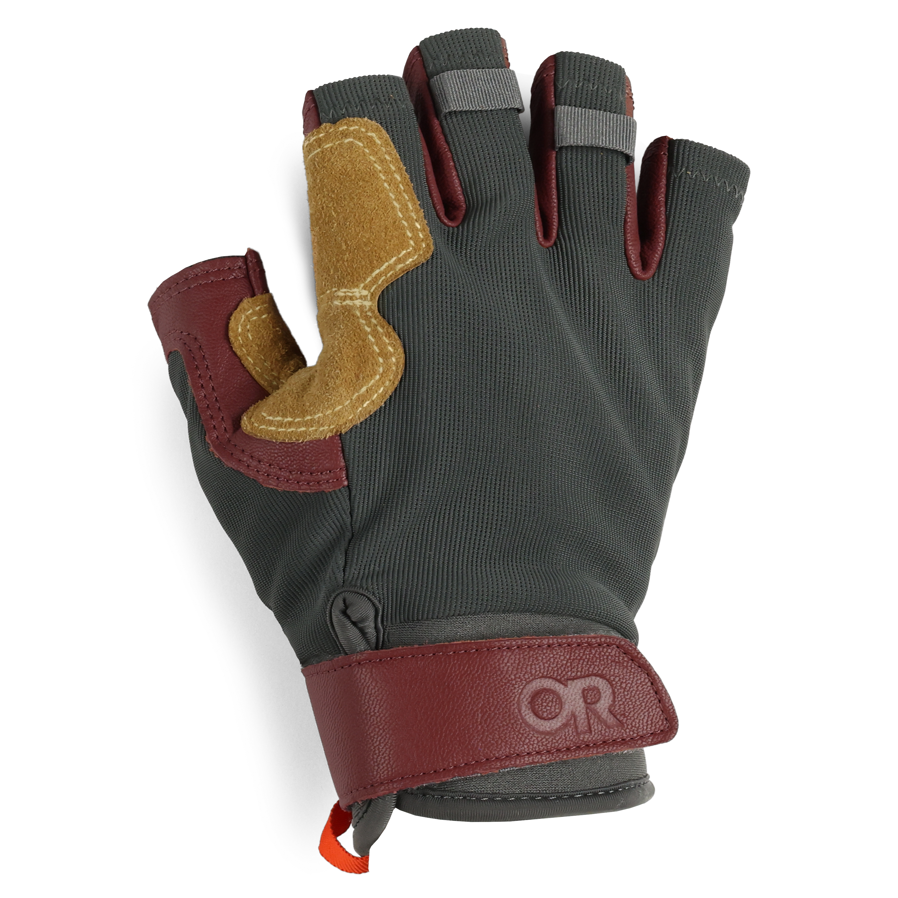 Fingerless Climbing Gloves for Belaying & Rappelling | Fossil Rock II