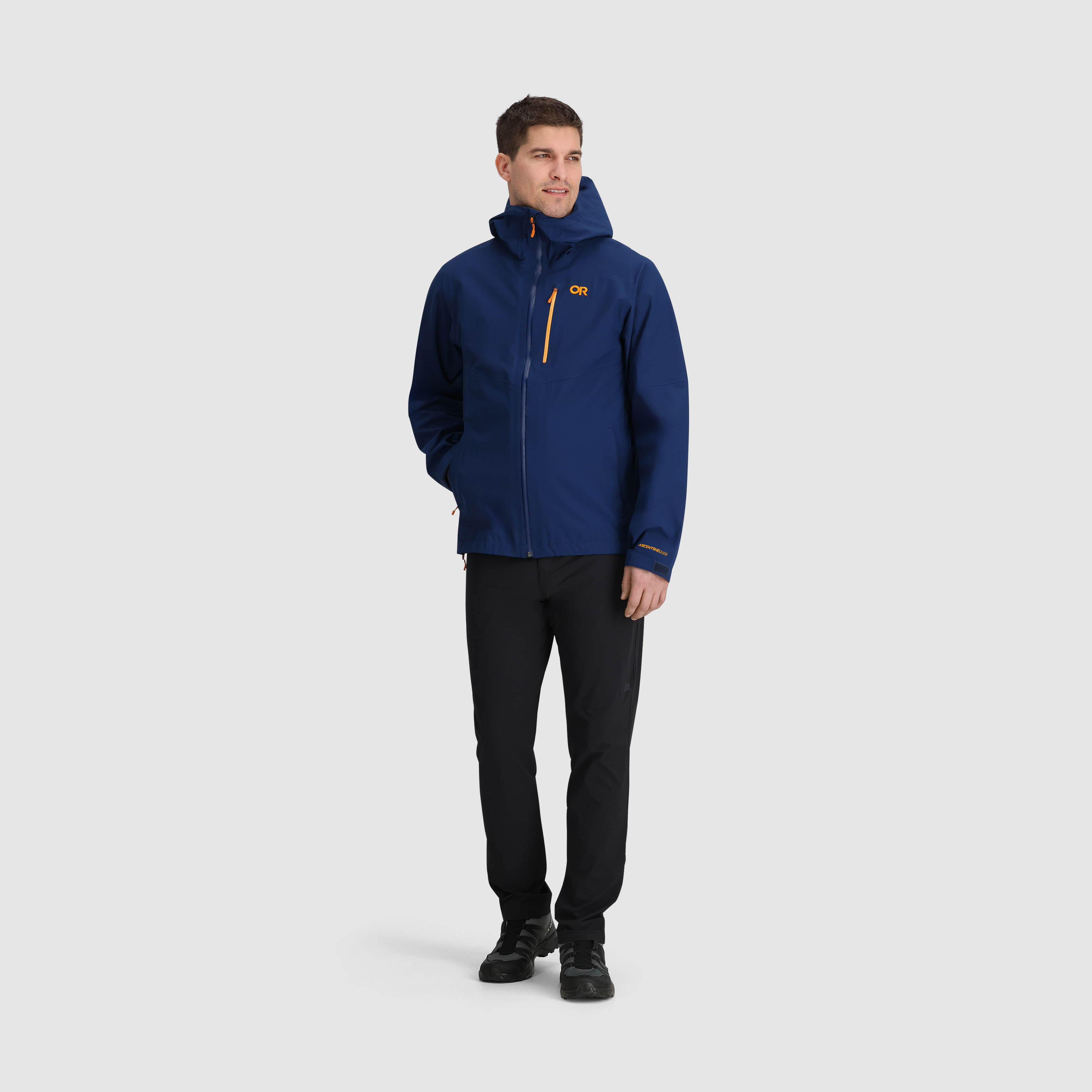 Men's Waterproof 3L Rain Jacket for Hiking & Cycling | Foray