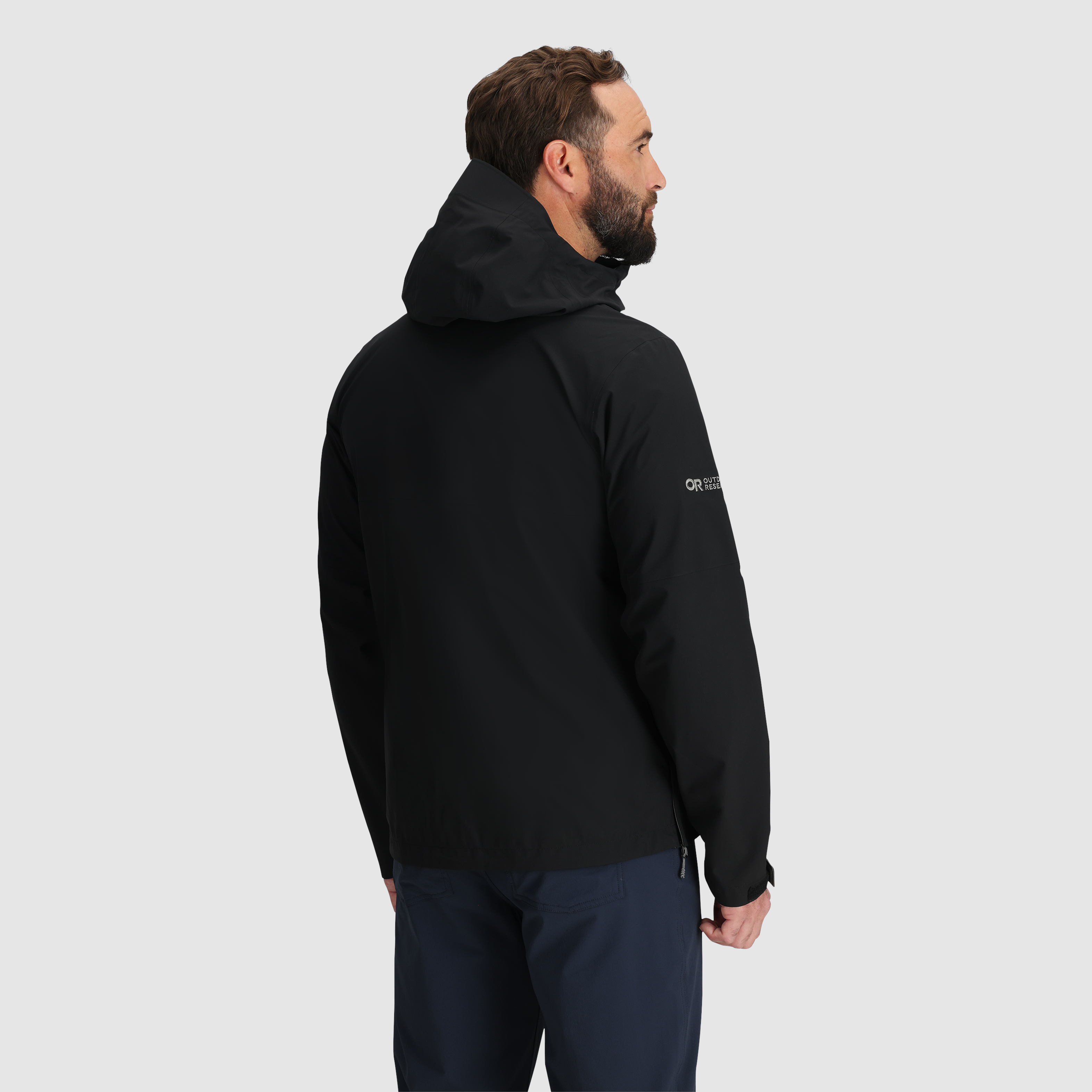 Men's Waterproof 3L Rain Jacket for Hiking & Cycling | Foray