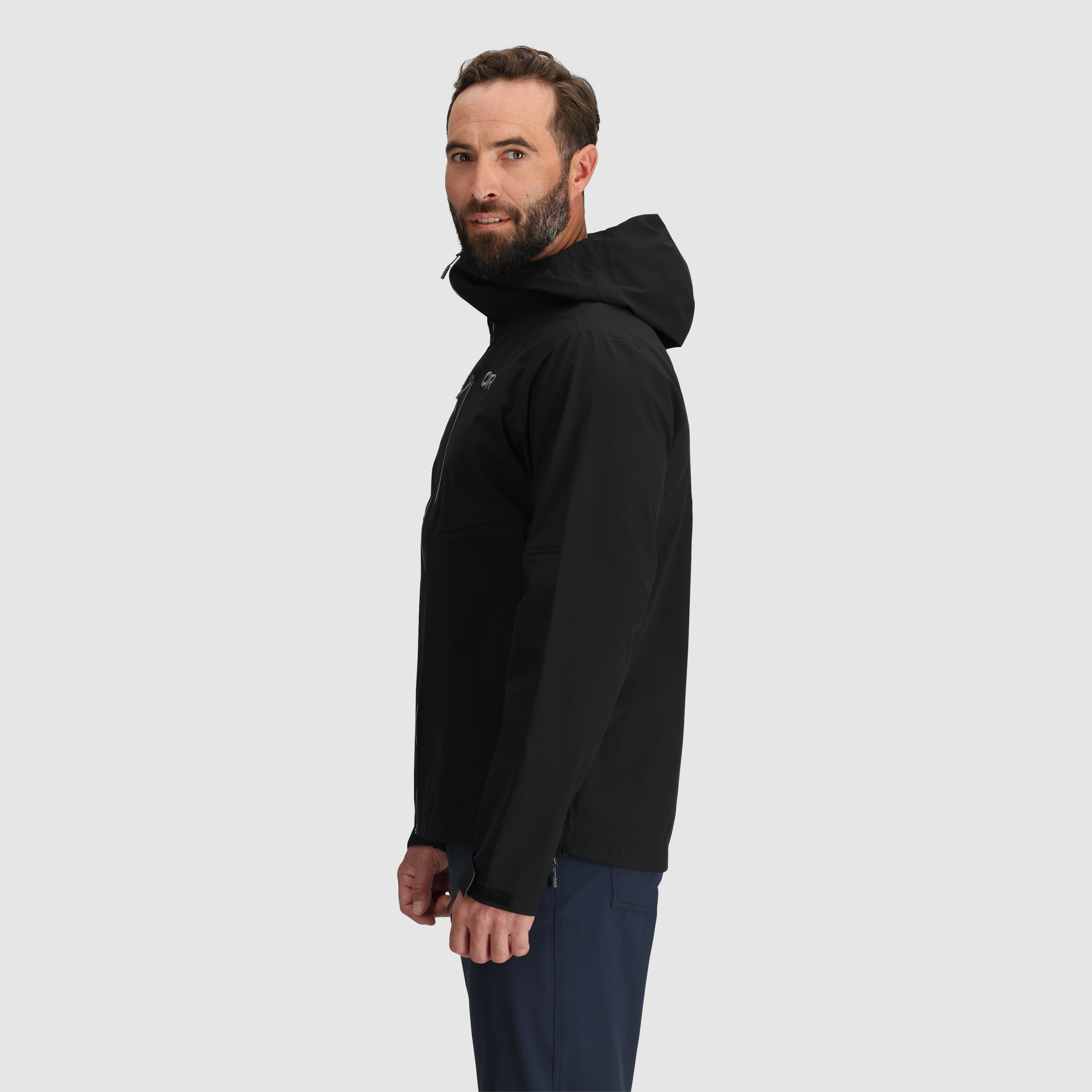 Men's Waterproof 3L Rain Jacket for Hiking & Cycling | Foray
