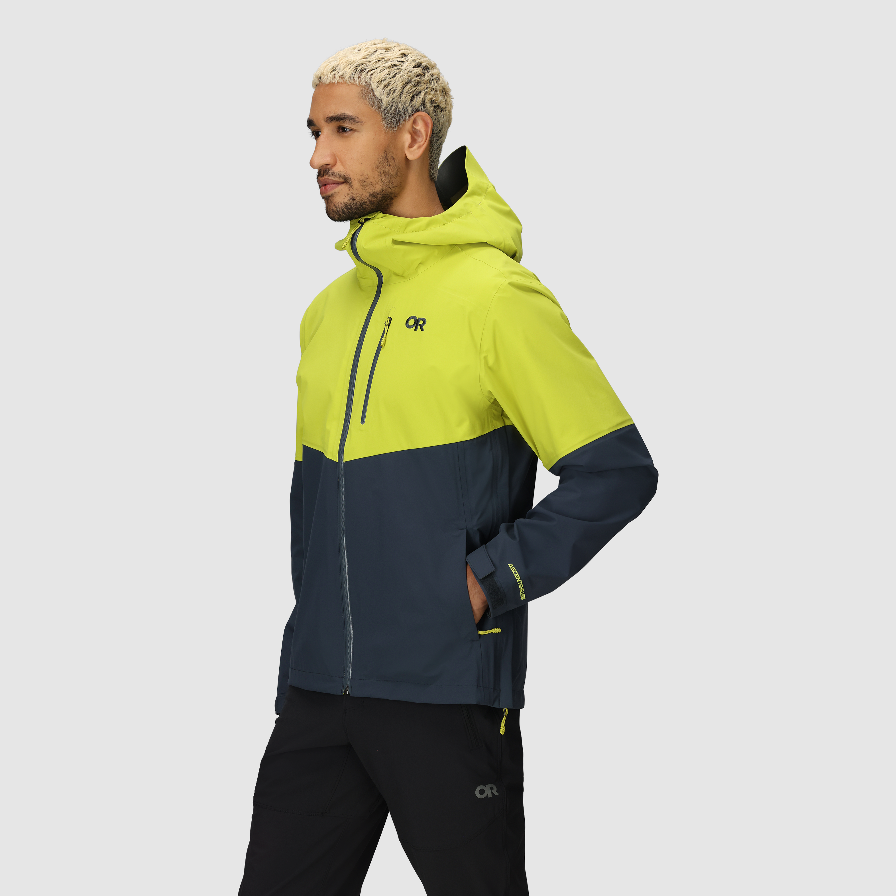 Men's Waterproof 3L Rain Jacket for Hiking & Cycling | Foray