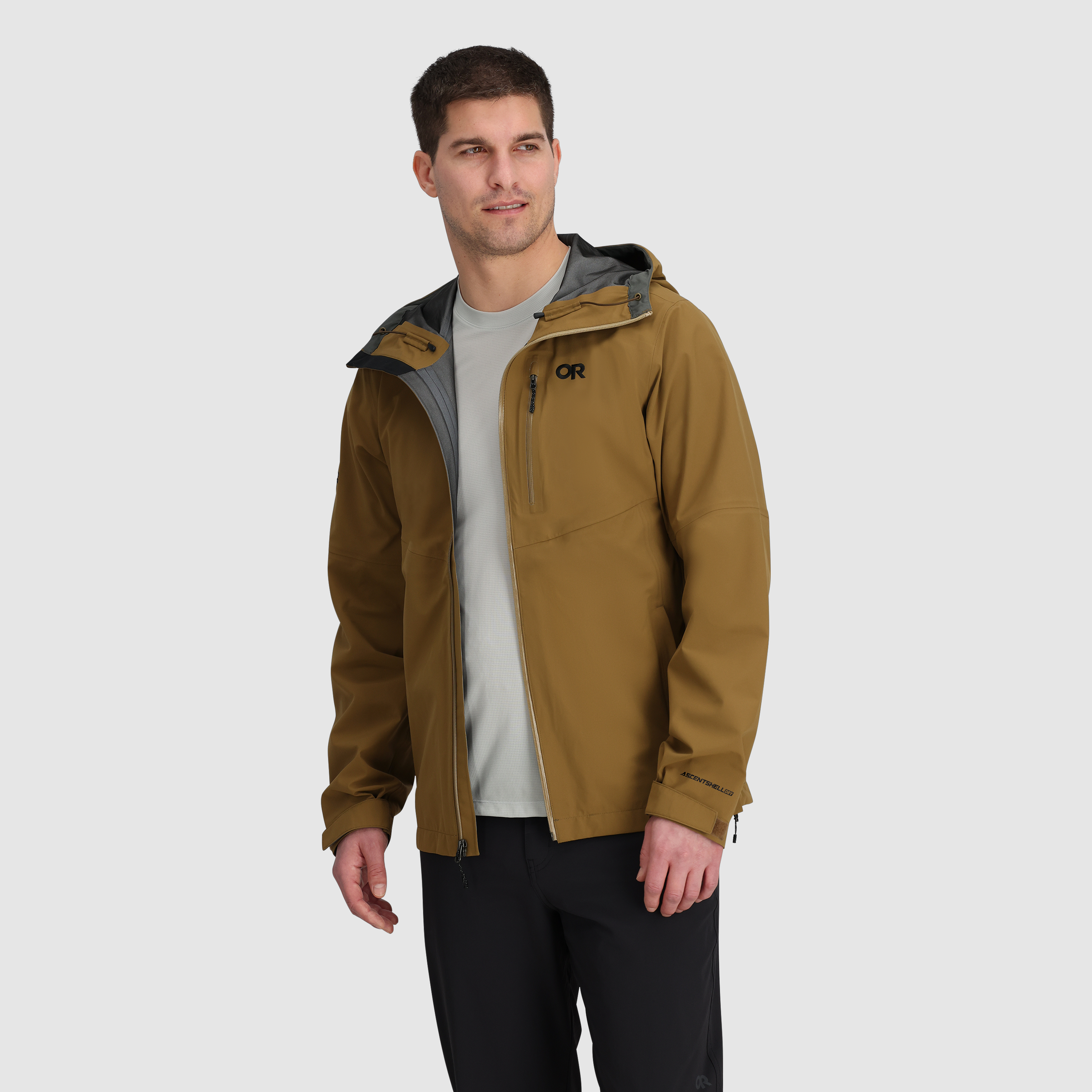 Men's Waterproof 3L Rain Jacket for Hiking & Cycling | Foray