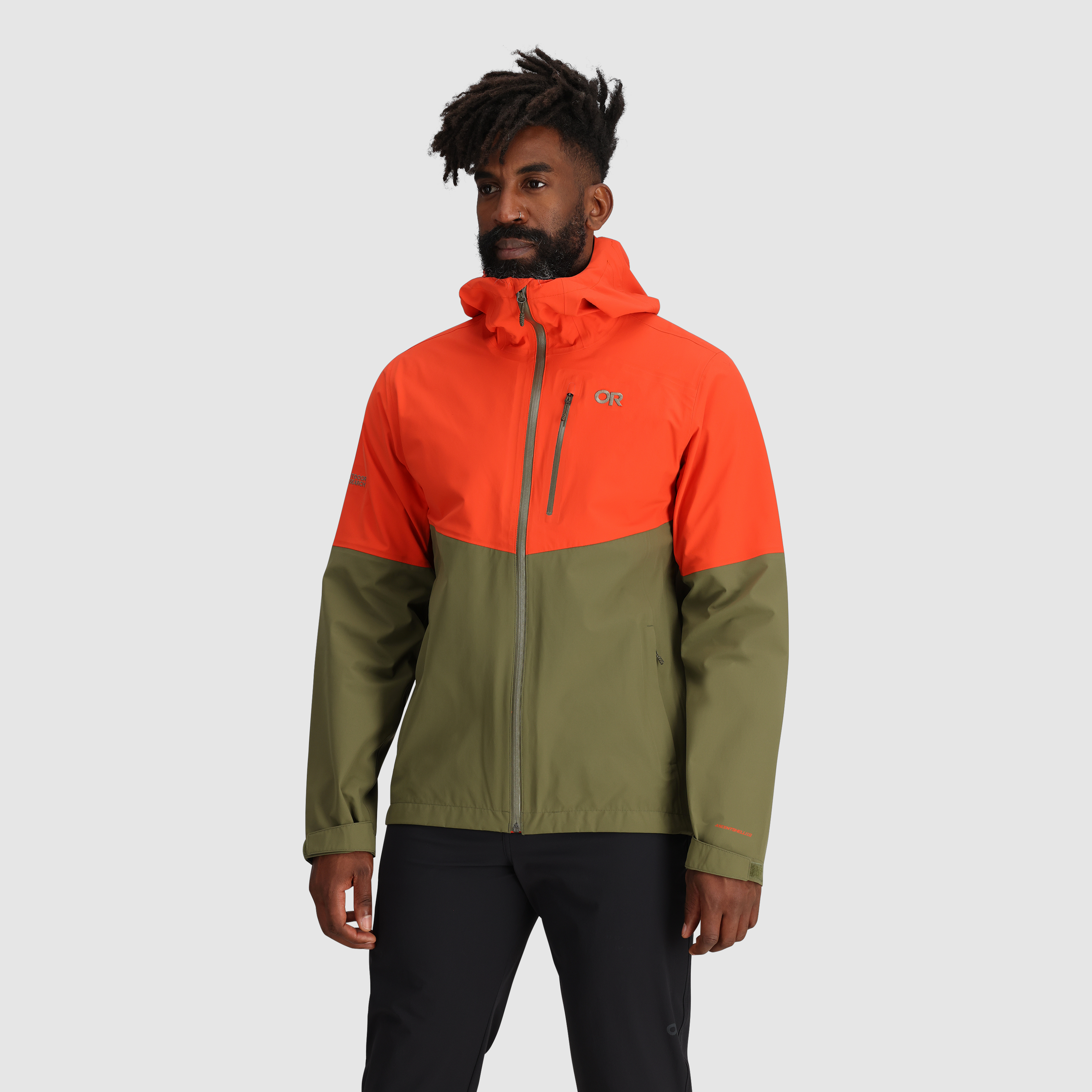 Men's Waterproof 3L Rain Jacket for Hiking & Cycling | Foray