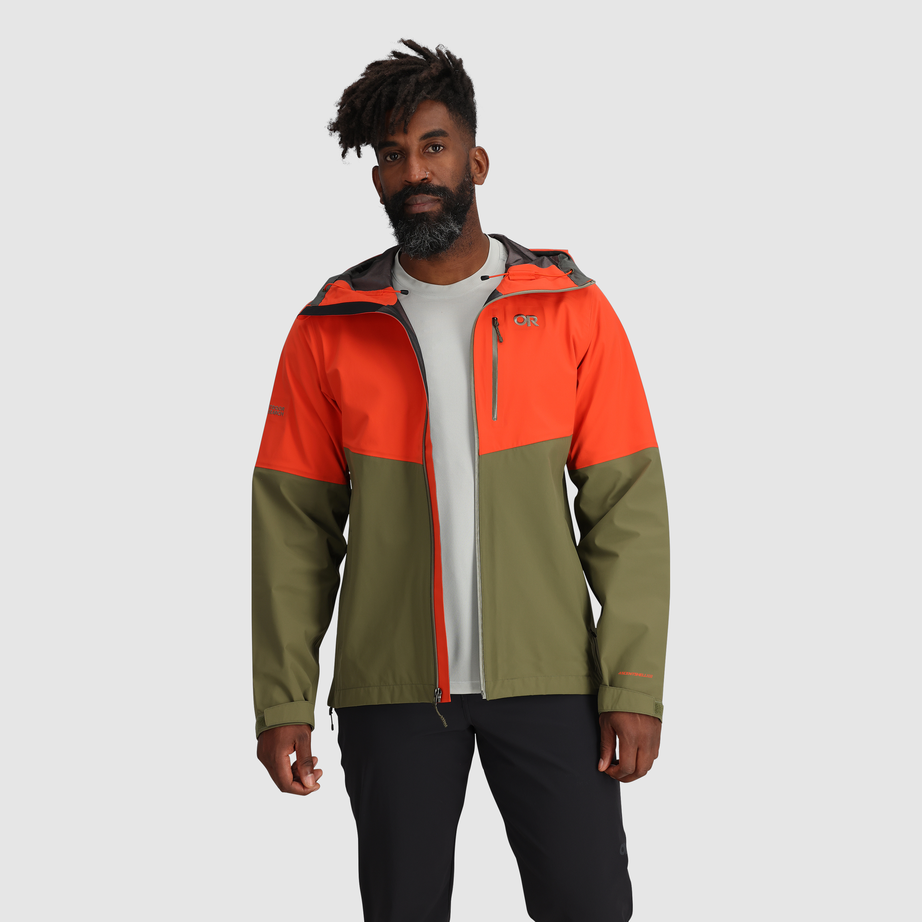 Men's Waterproof 3L Rain Jacket for Hiking & Cycling | Foray
