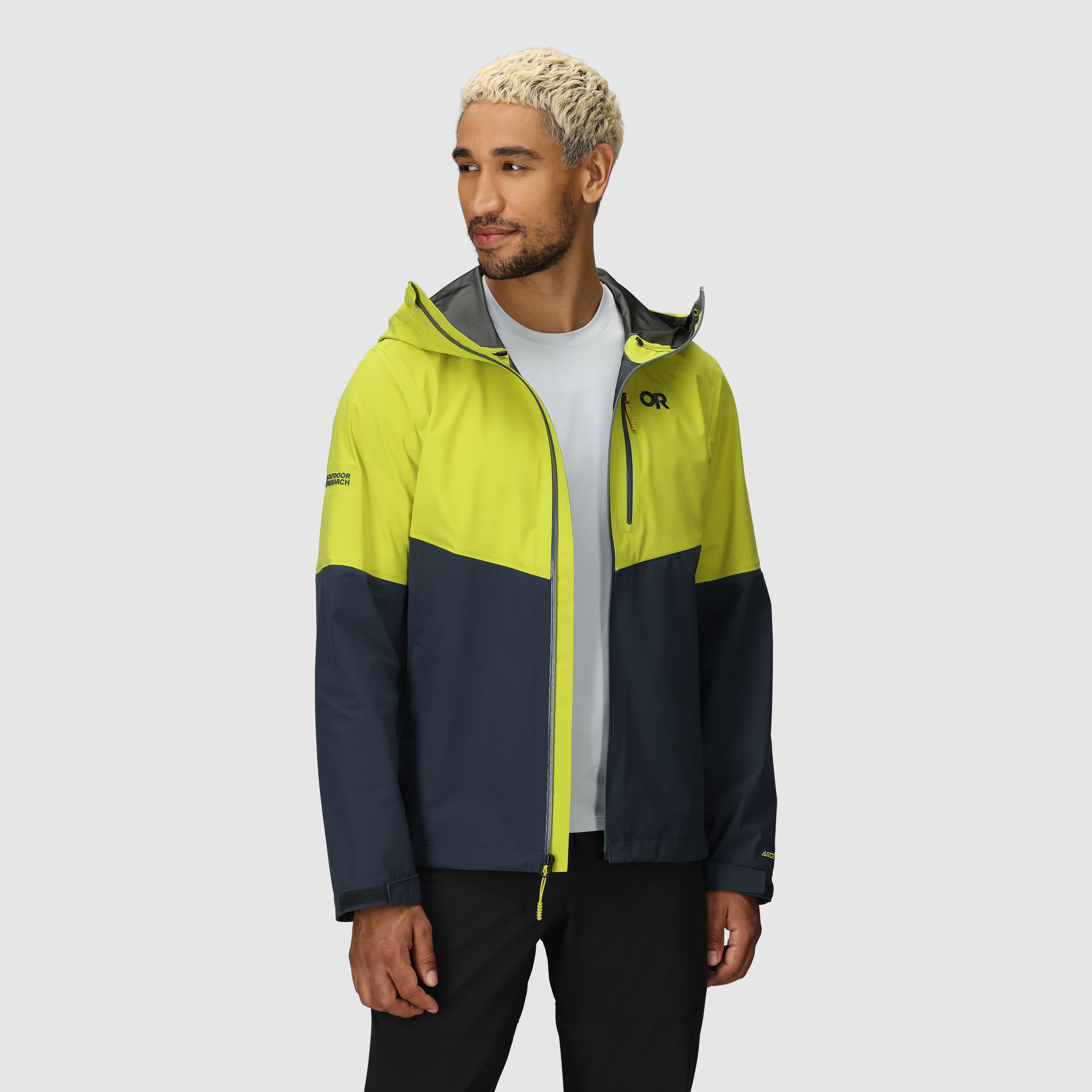 Men's Waterproof 3L Rain Jacket for Hiking & Cycling | Foray