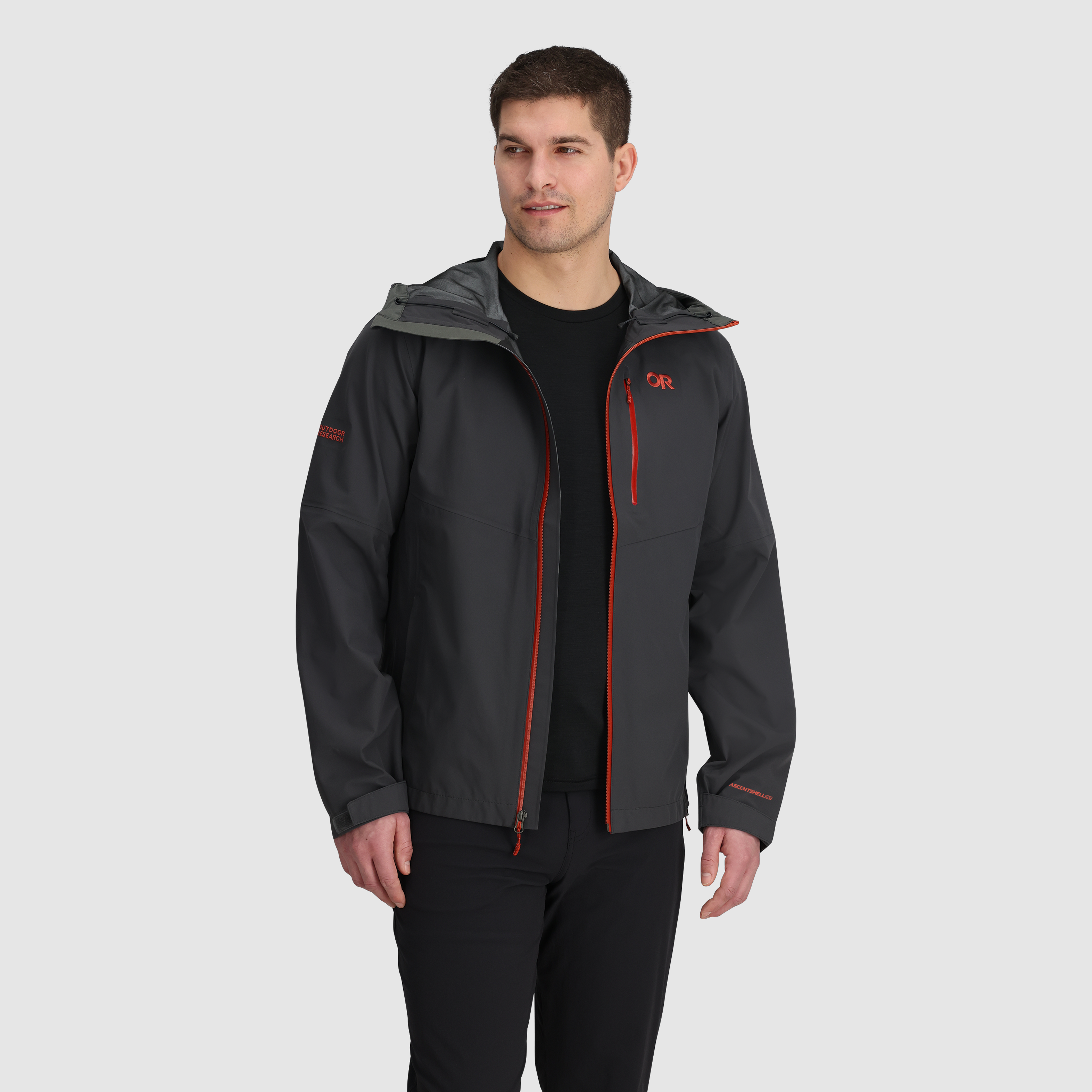 Men's Waterproof 3L Rain Jacket for Hiking & Cycling | Foray