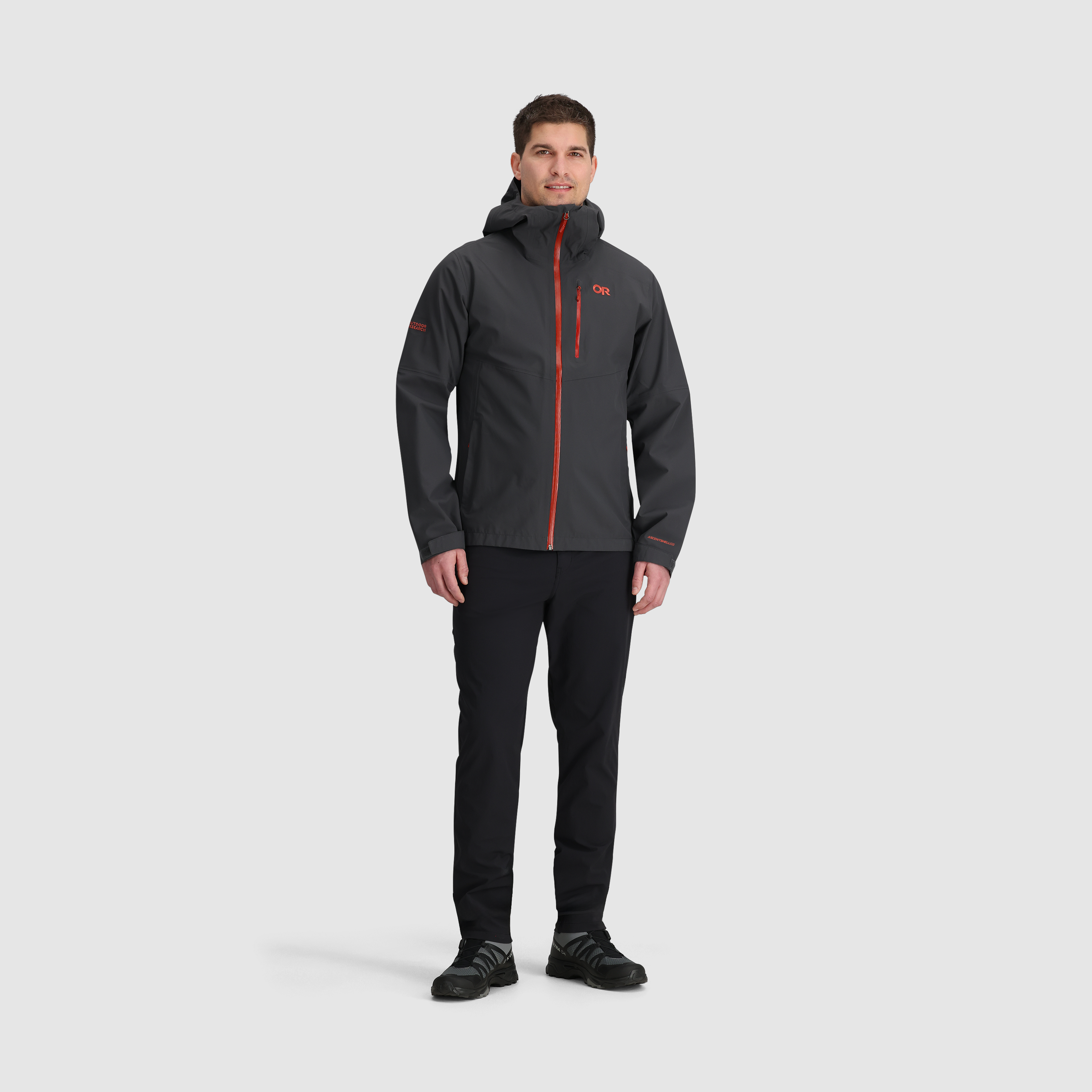 Men's Waterproof 3L Rain Jacket for Hiking & Cycling | Foray