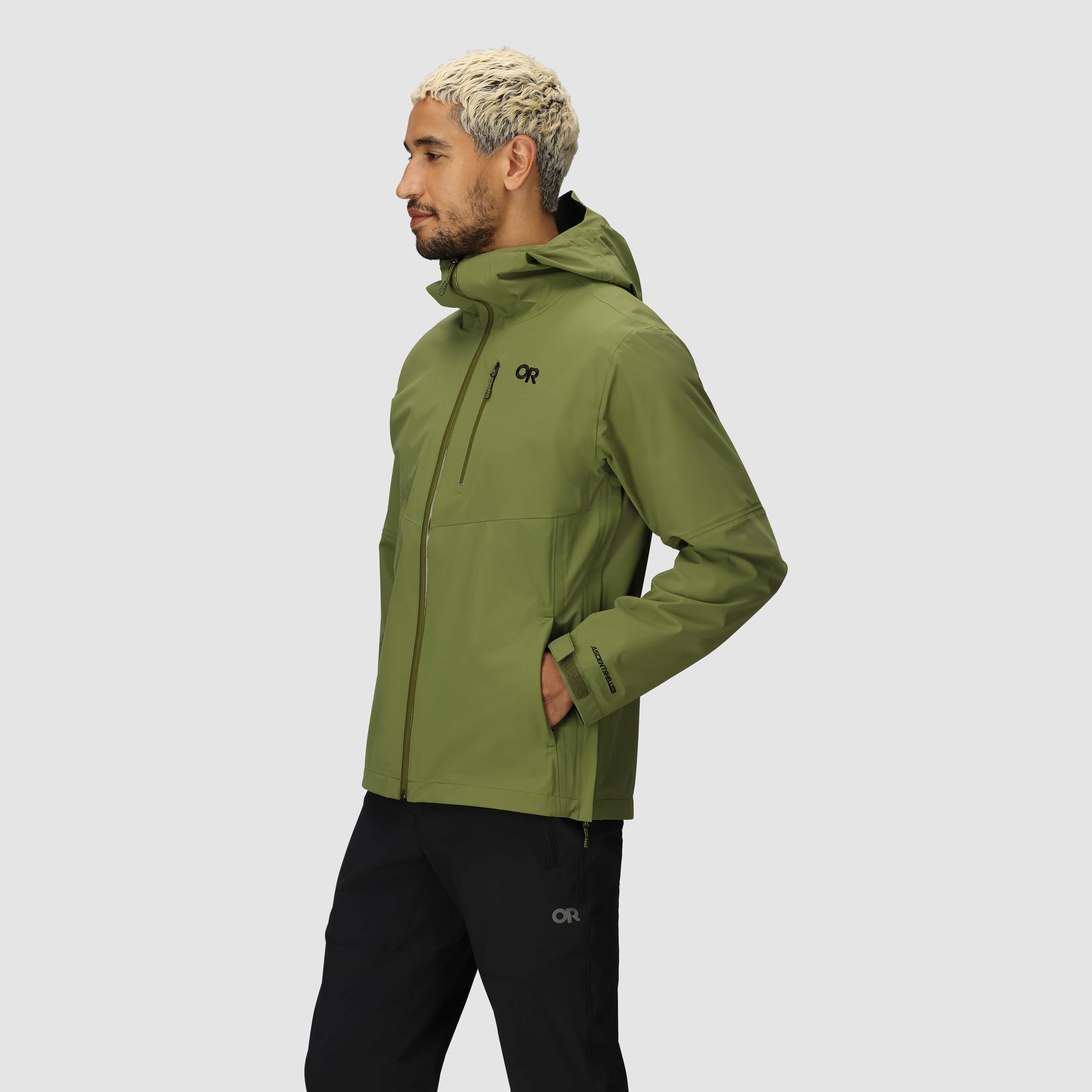 Men's Waterproof 3L Rain Jacket for Hiking & Cycling | Foray