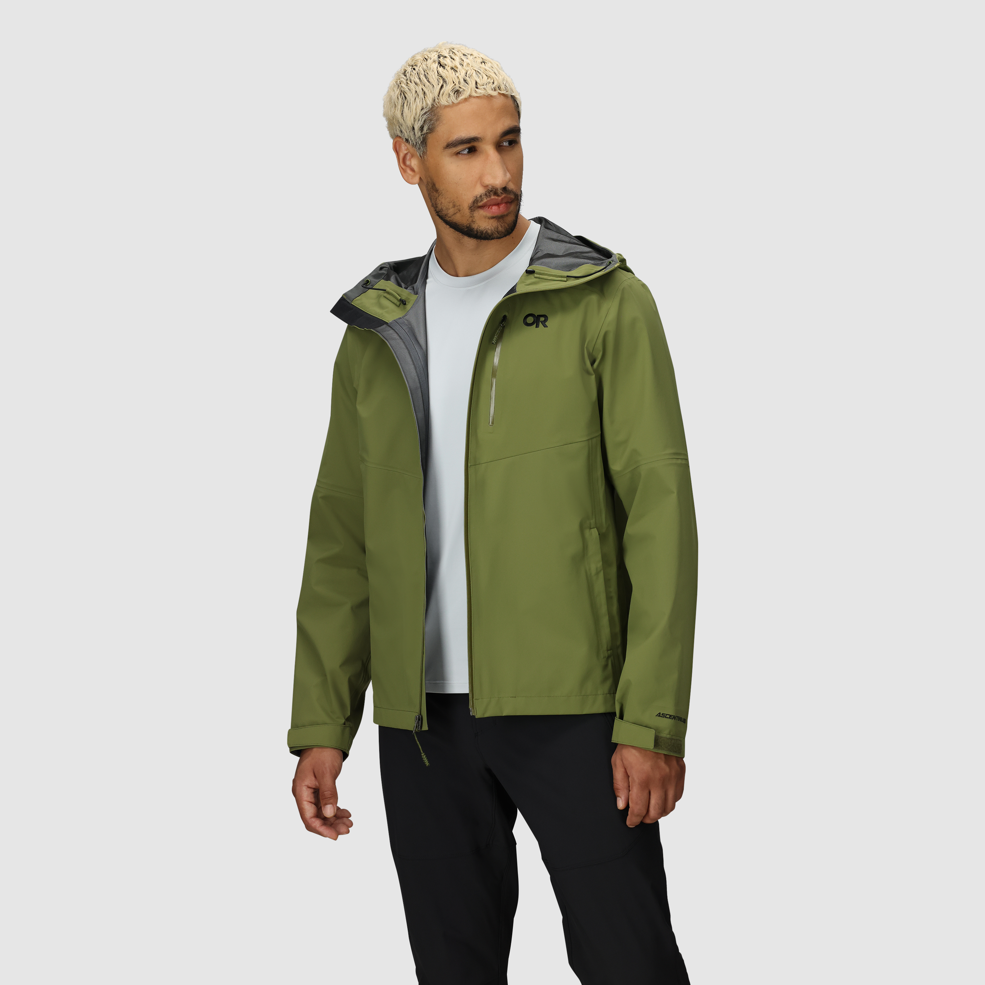 Men's Waterproof 3L Rain Jacket for Hiking & Cycling | Foray