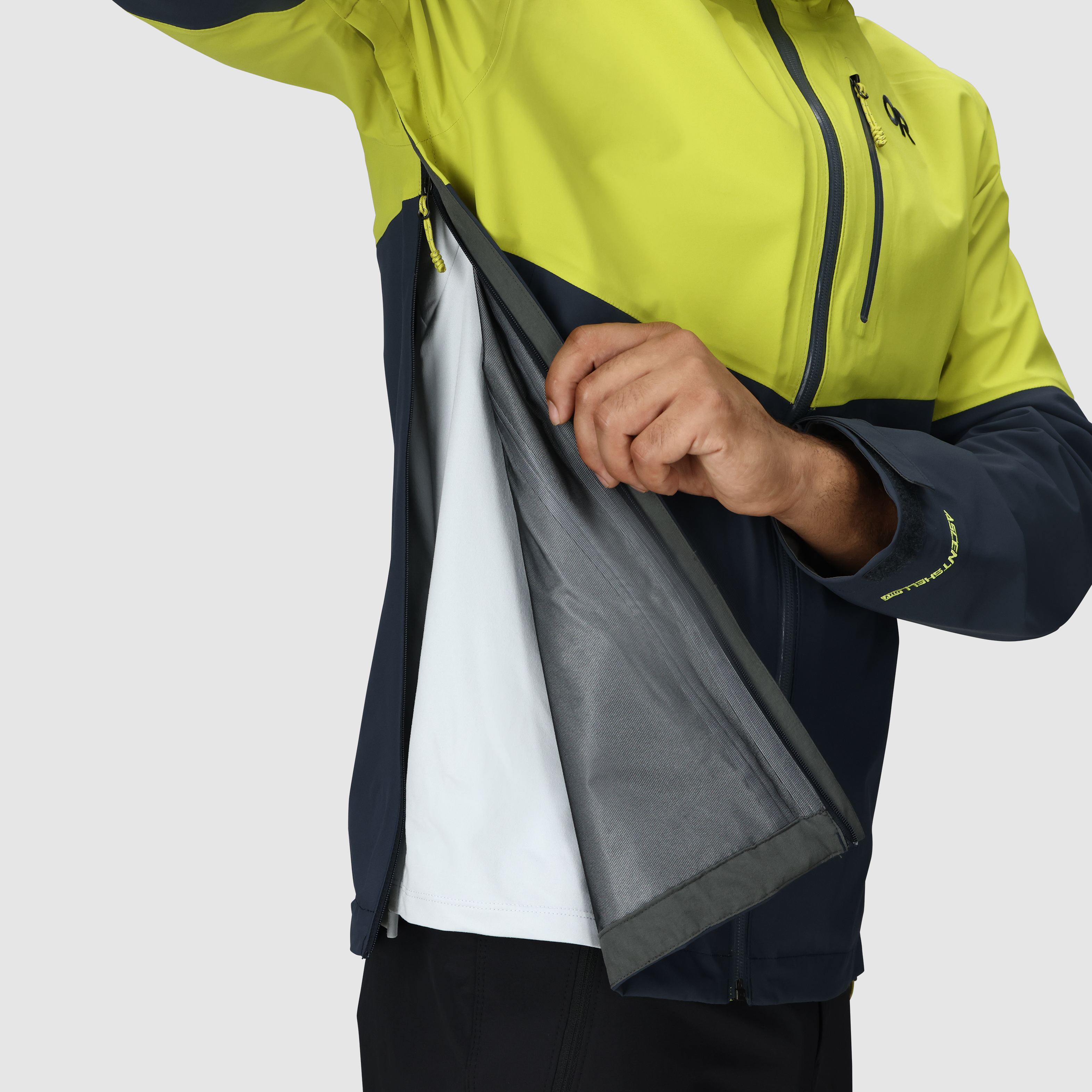 Men's Waterproof 3L Rain Jacket for Hiking & Cycling | Foray