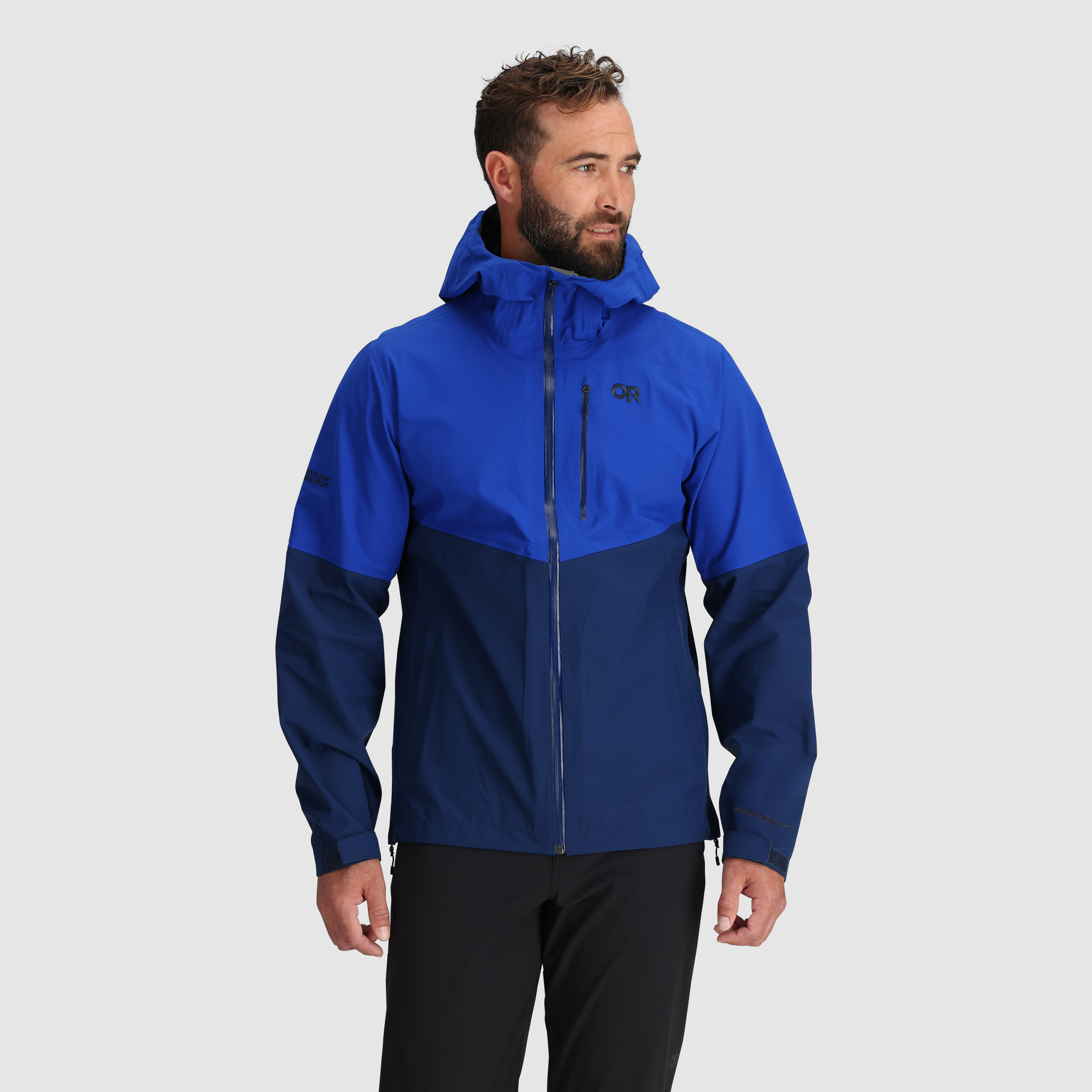 Men's Waterproof 3L Rain Jacket for Hiking & Cycling | Foray