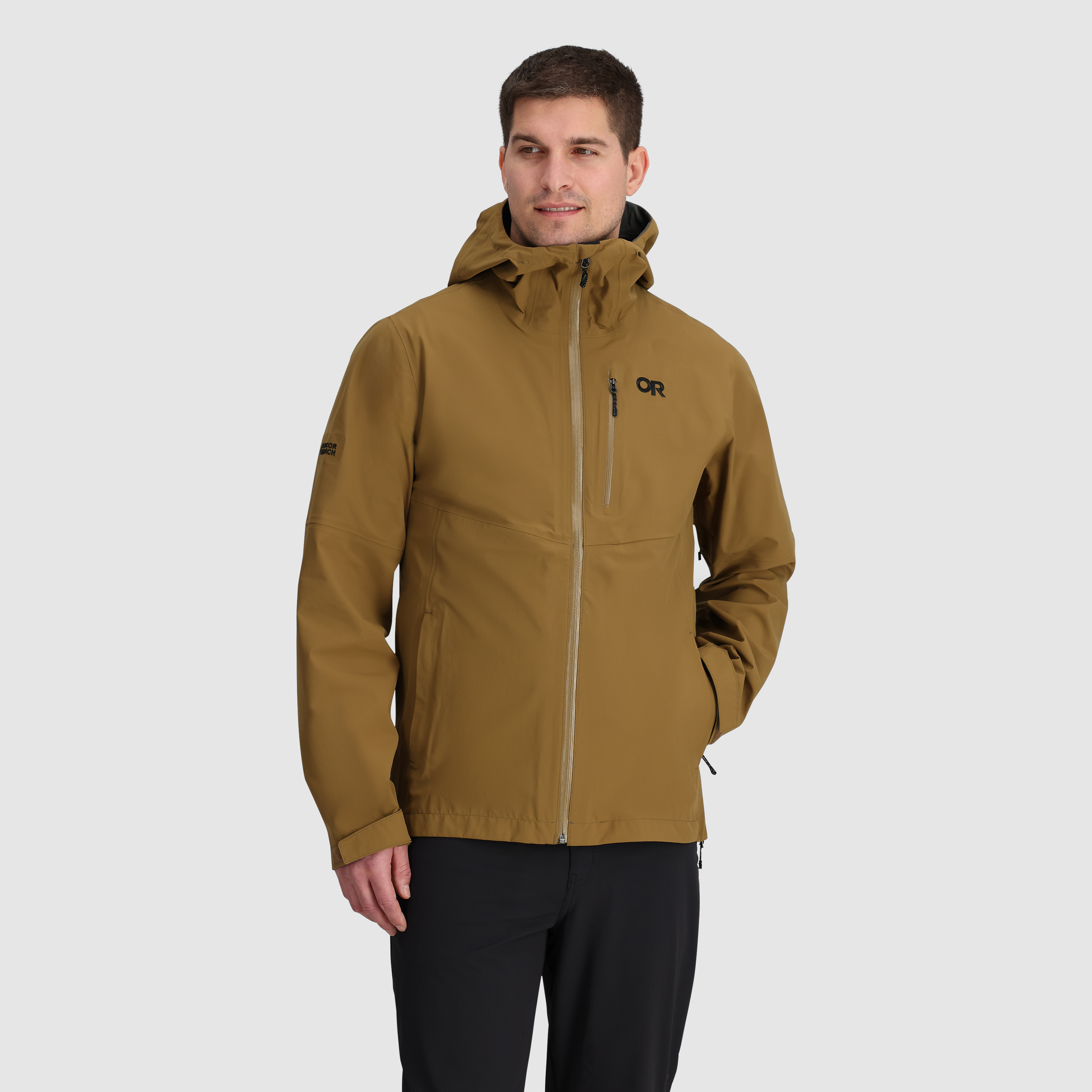 Men's Waterproof 3L Rain Jacket for Hiking & Cycling | Foray