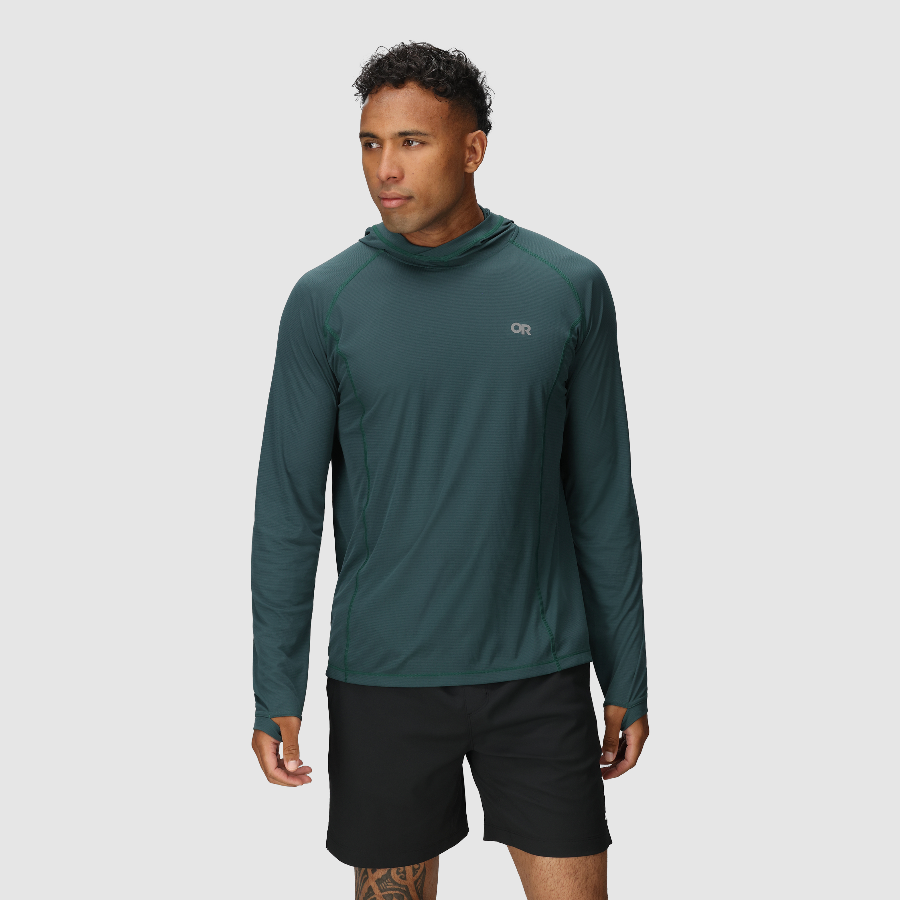 Ultra-Breathable Men's Echo Hoodie for Hiking & Running | Lightweight UPF 15