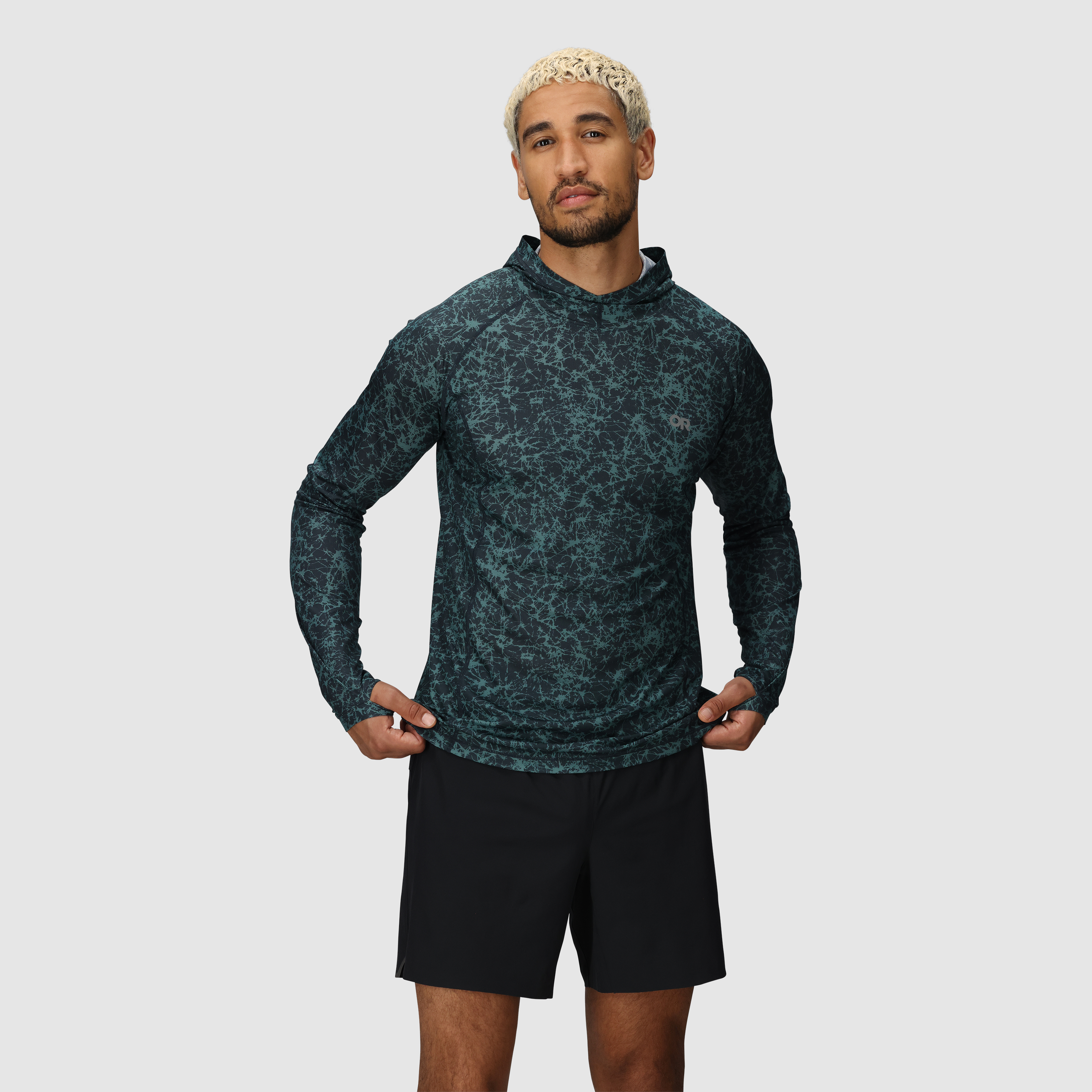Ultra-Breathable Men's Echo Hoodie for Hiking & Running | Lightweight UPF 15