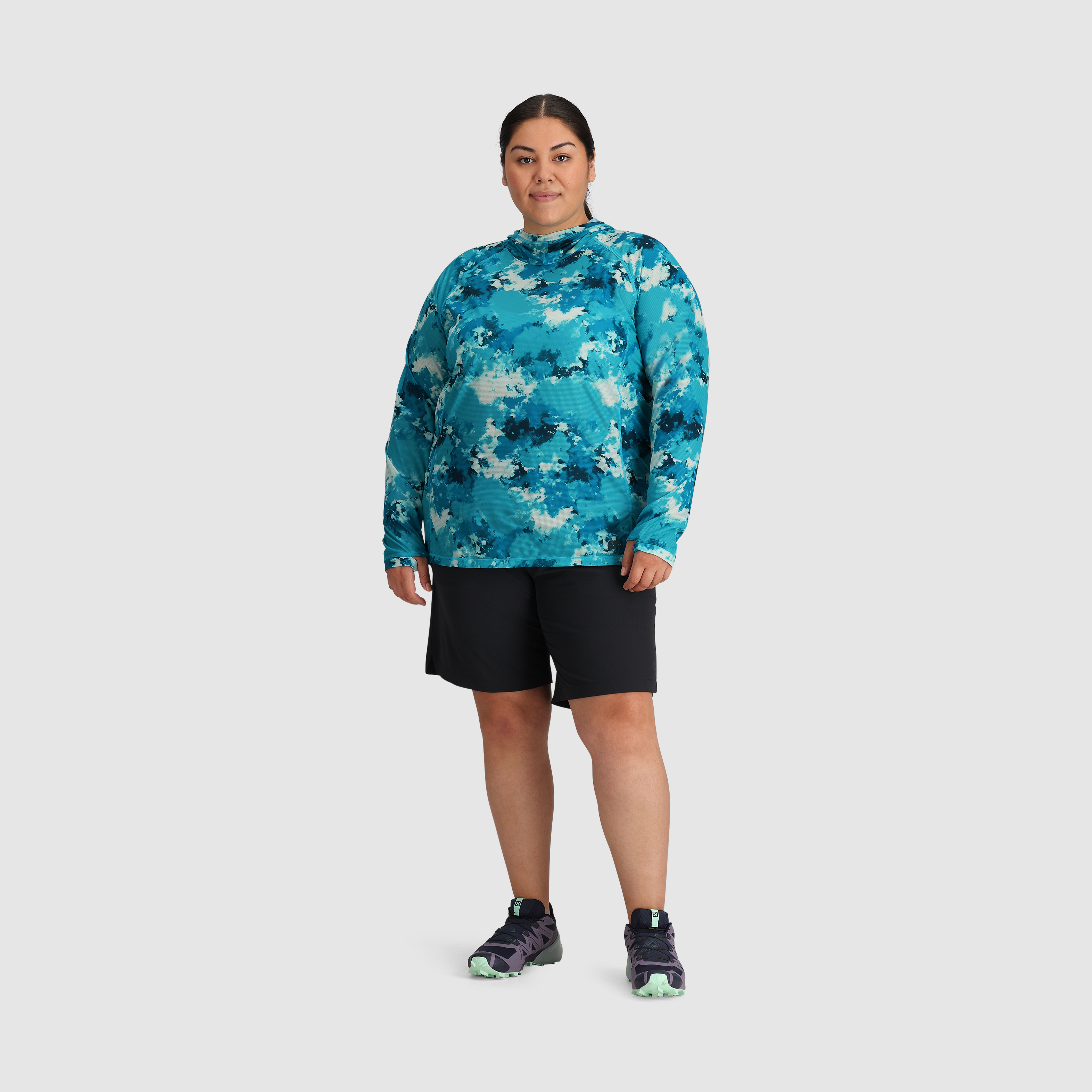 Ultra-Breathable Women's Echo Hoodie for Hiking & Running | Lightweight UPF 15