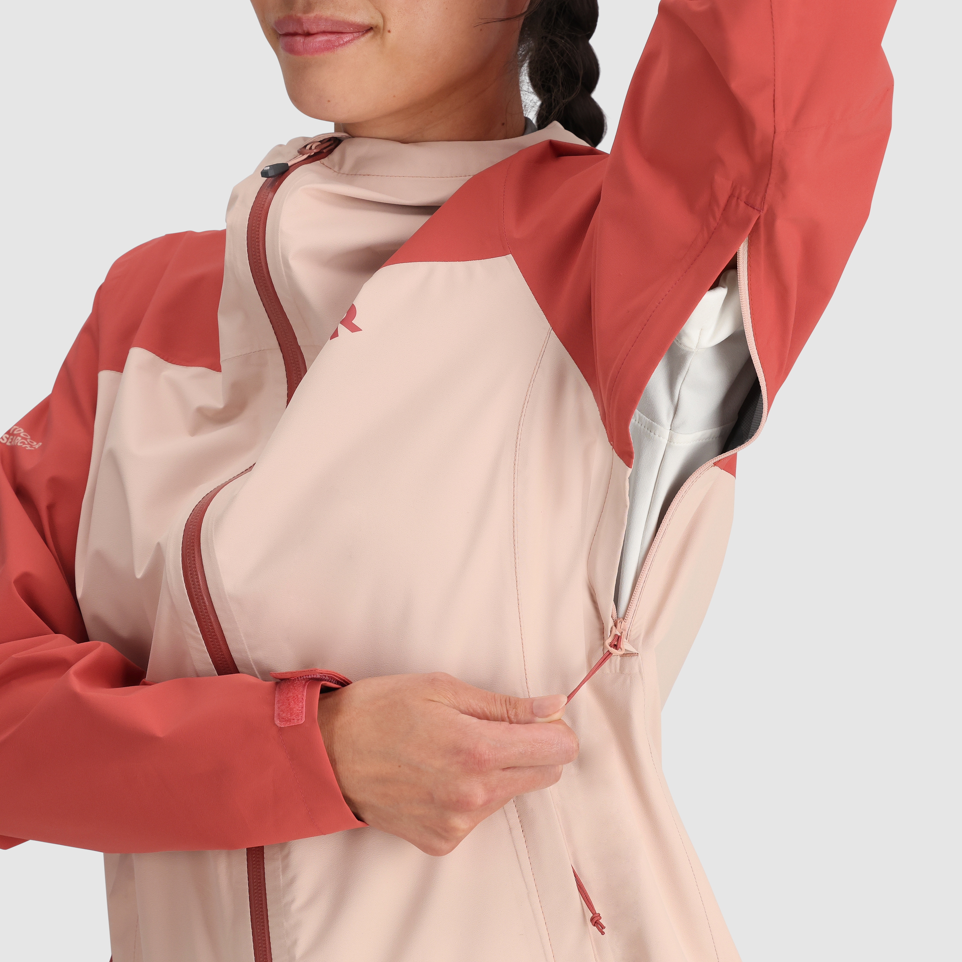 Women's Waterproof Stretch Rain Jacket for Hiking | Stratoburst