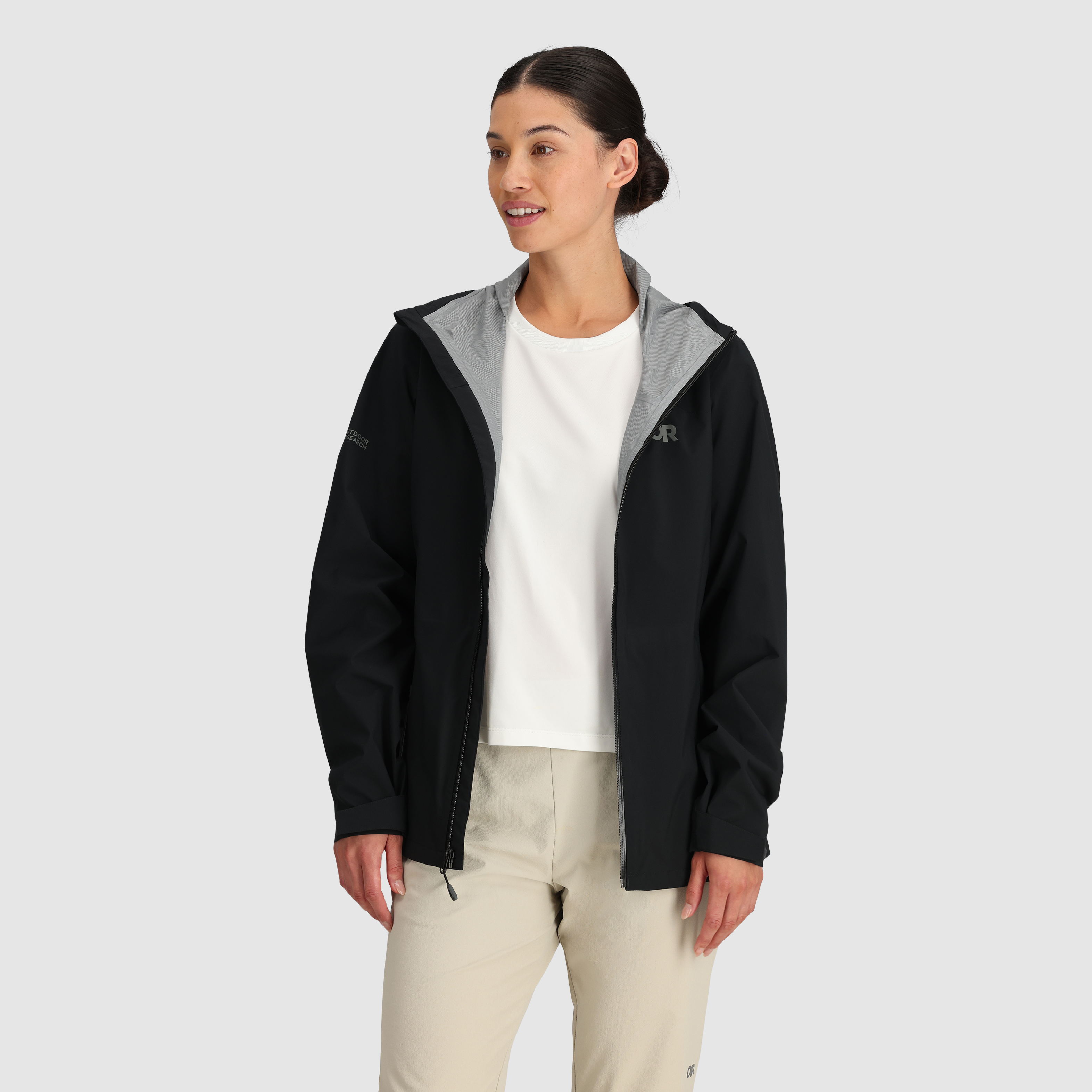 Women's Waterproof Stretch Rain Jacket for Hiking | Stratoburst