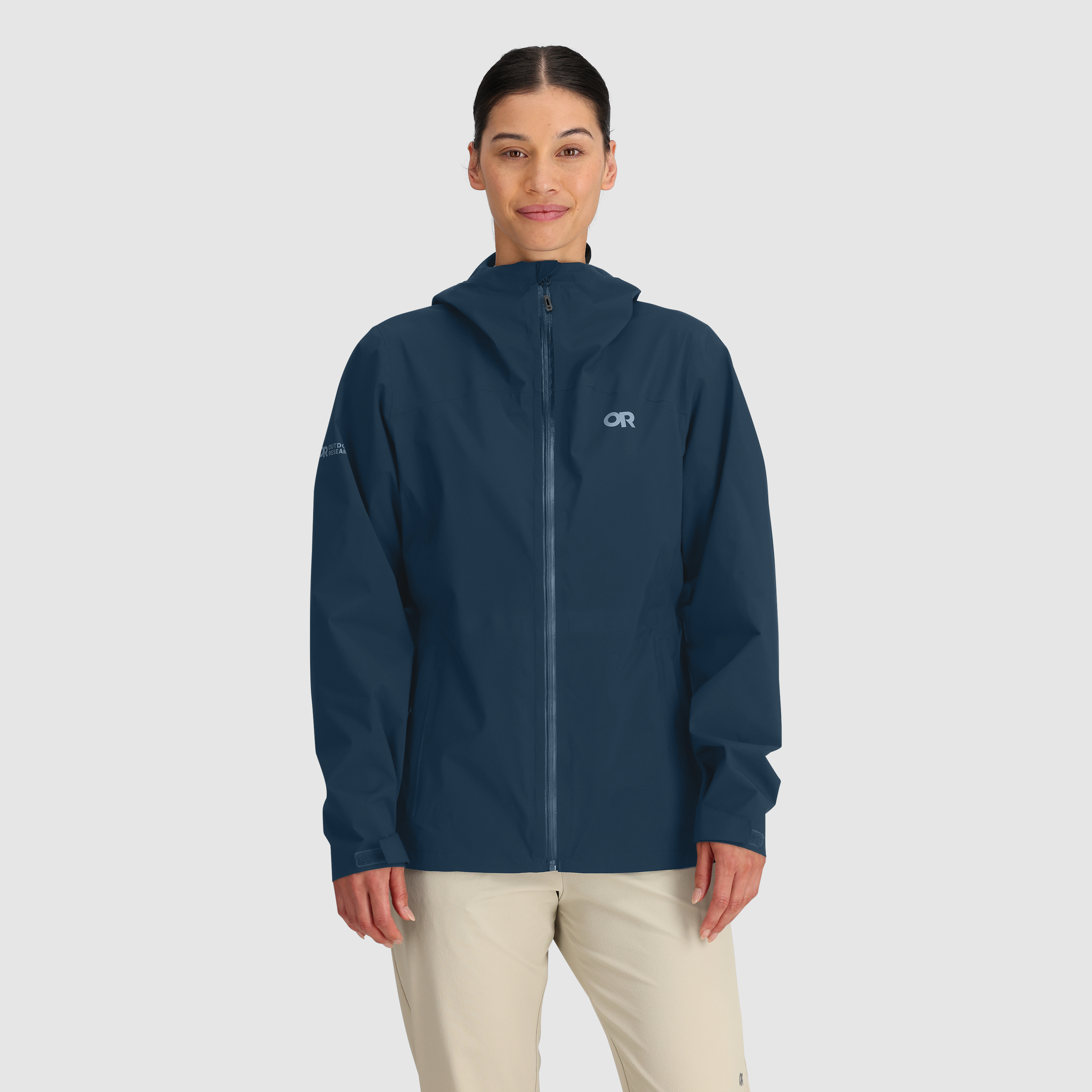 Women's Waterproof Stretch Rain Jacket for Hiking | Stratoburst