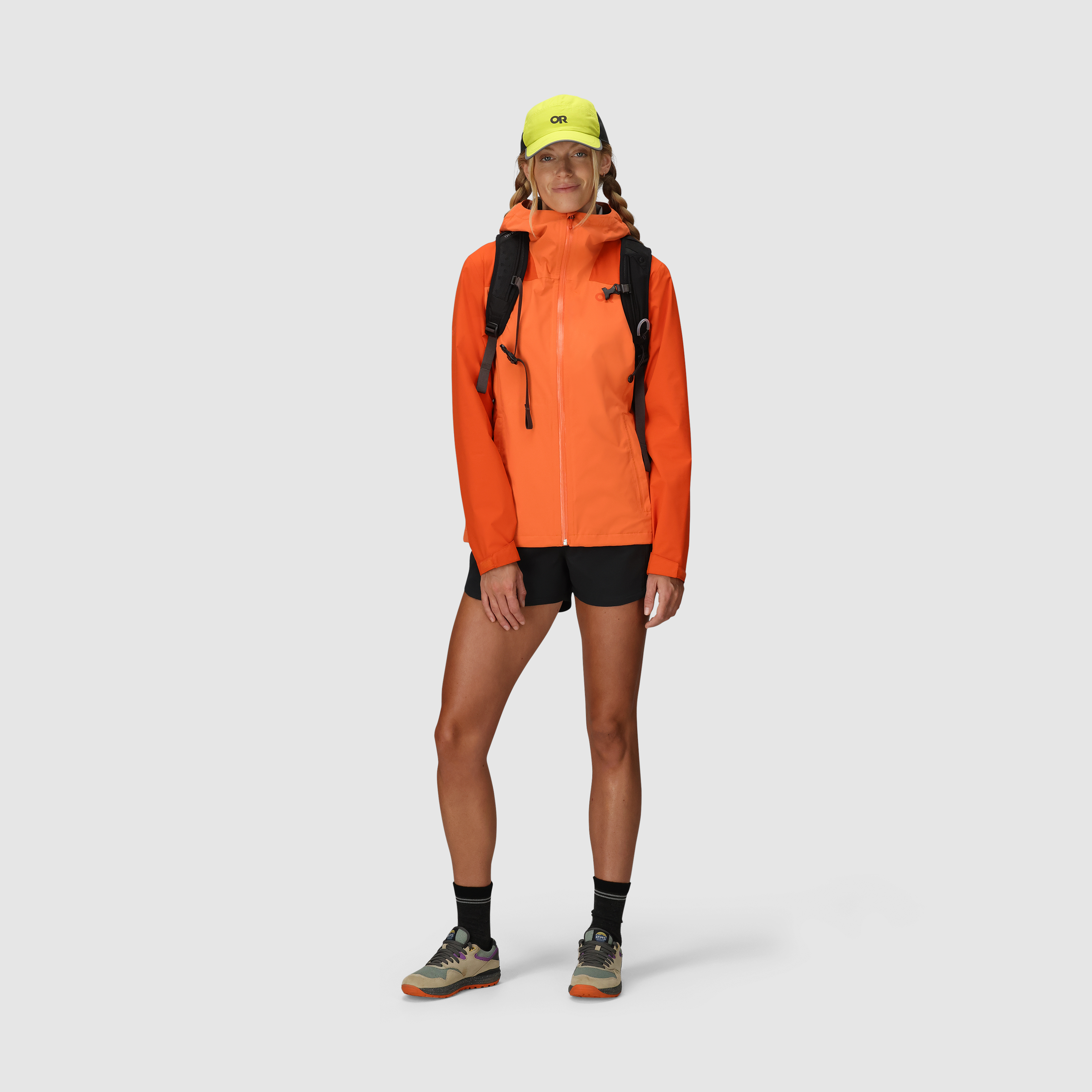 Women's Waterproof Stretch Rain Jacket for Hiking | Stratoburst