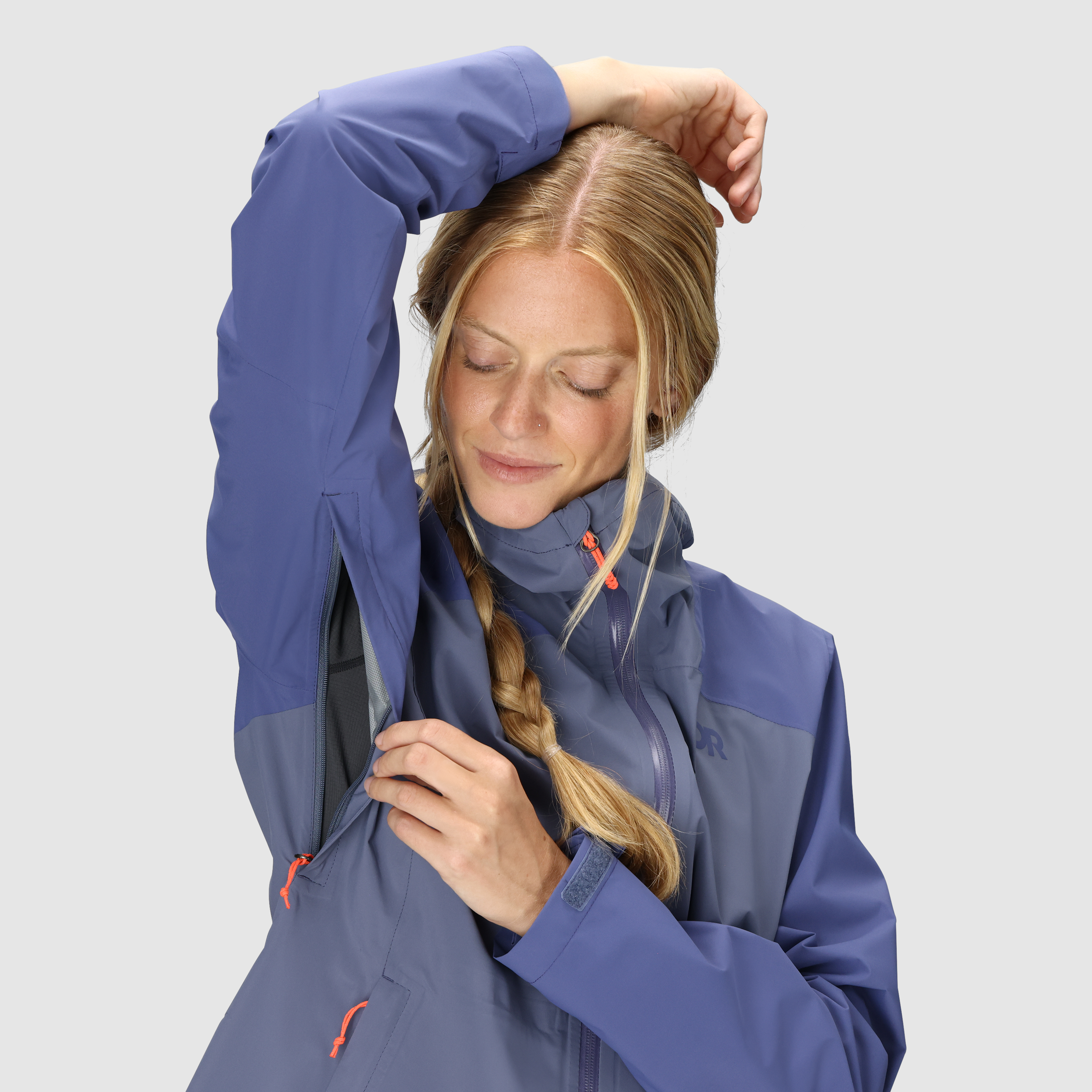 Women's Waterproof Stretch Rain Jacket for Hiking | Stratoburst