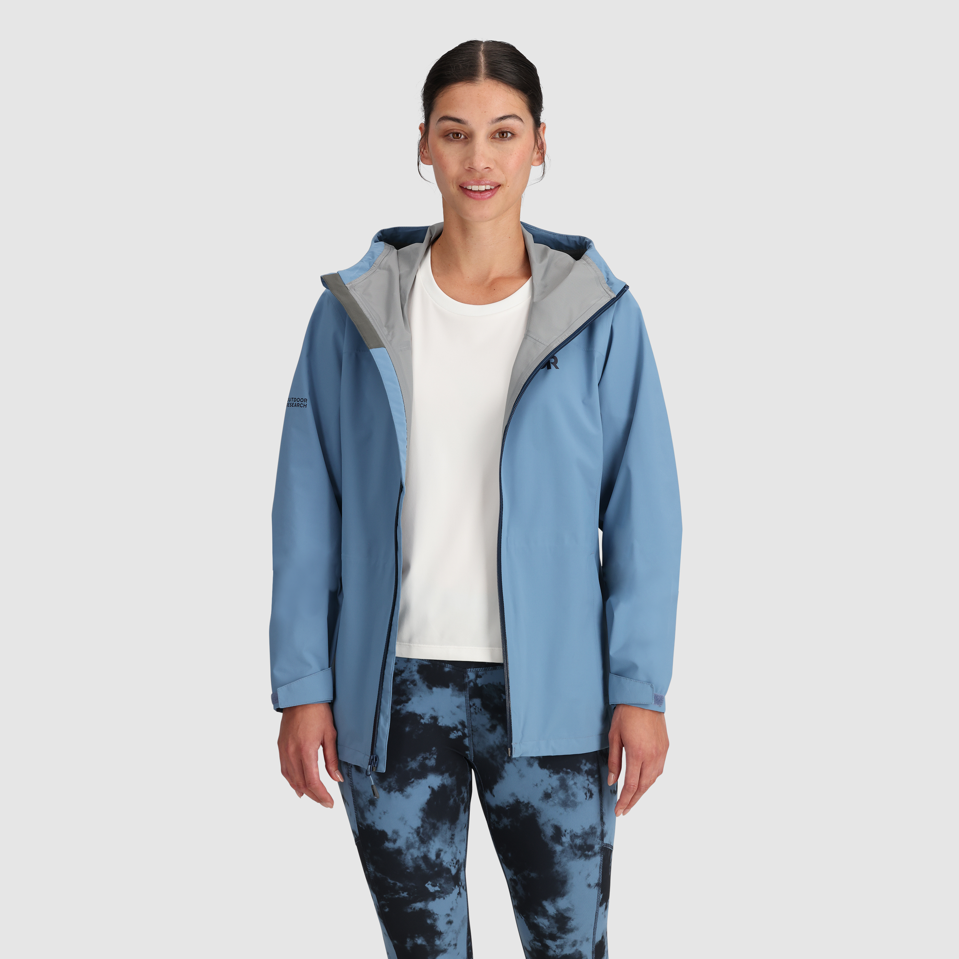 Women's Waterproof Stretch Rain Jacket for Hiking | Stratoburst