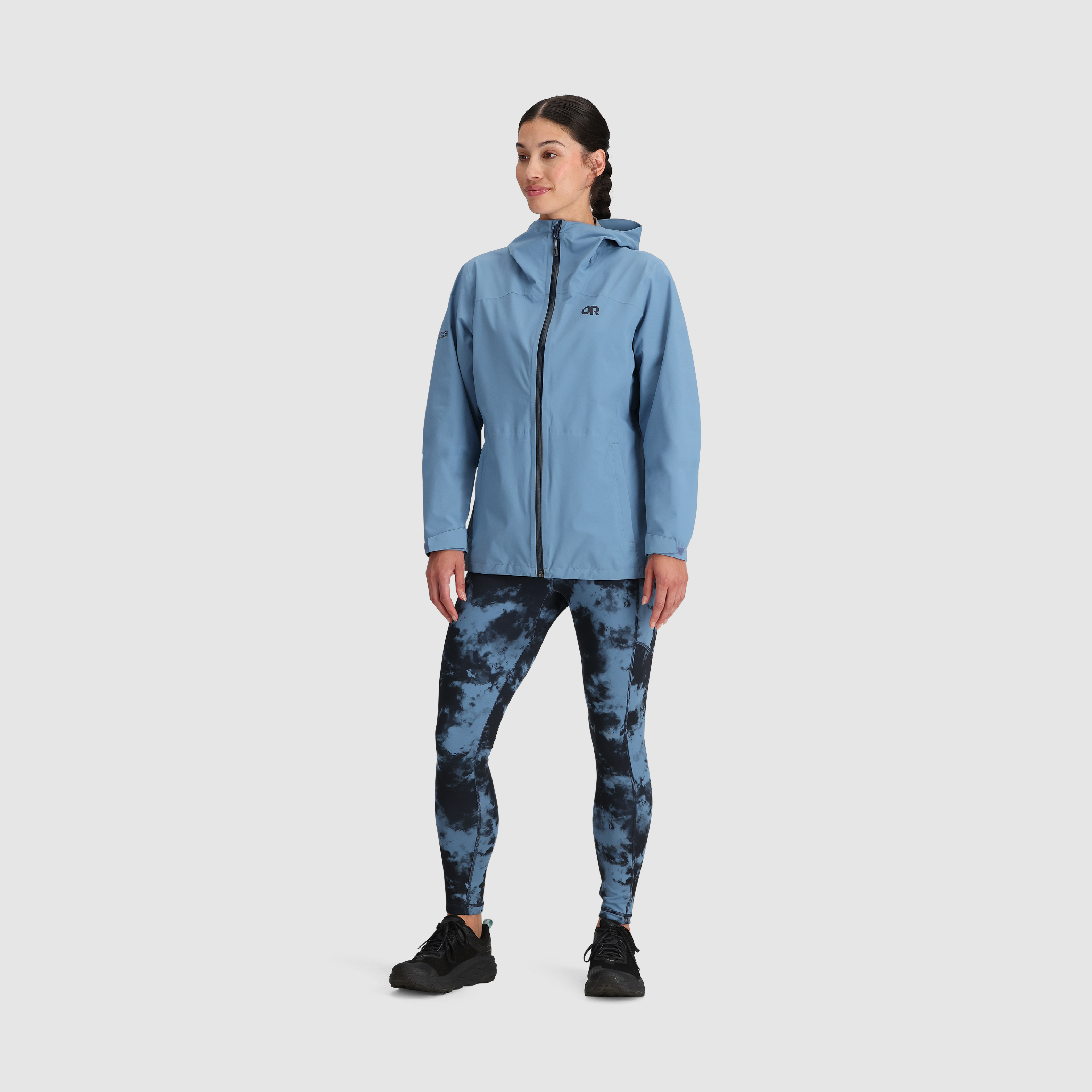 Women's Waterproof Stretch Rain Jacket for Hiking | Stratoburst