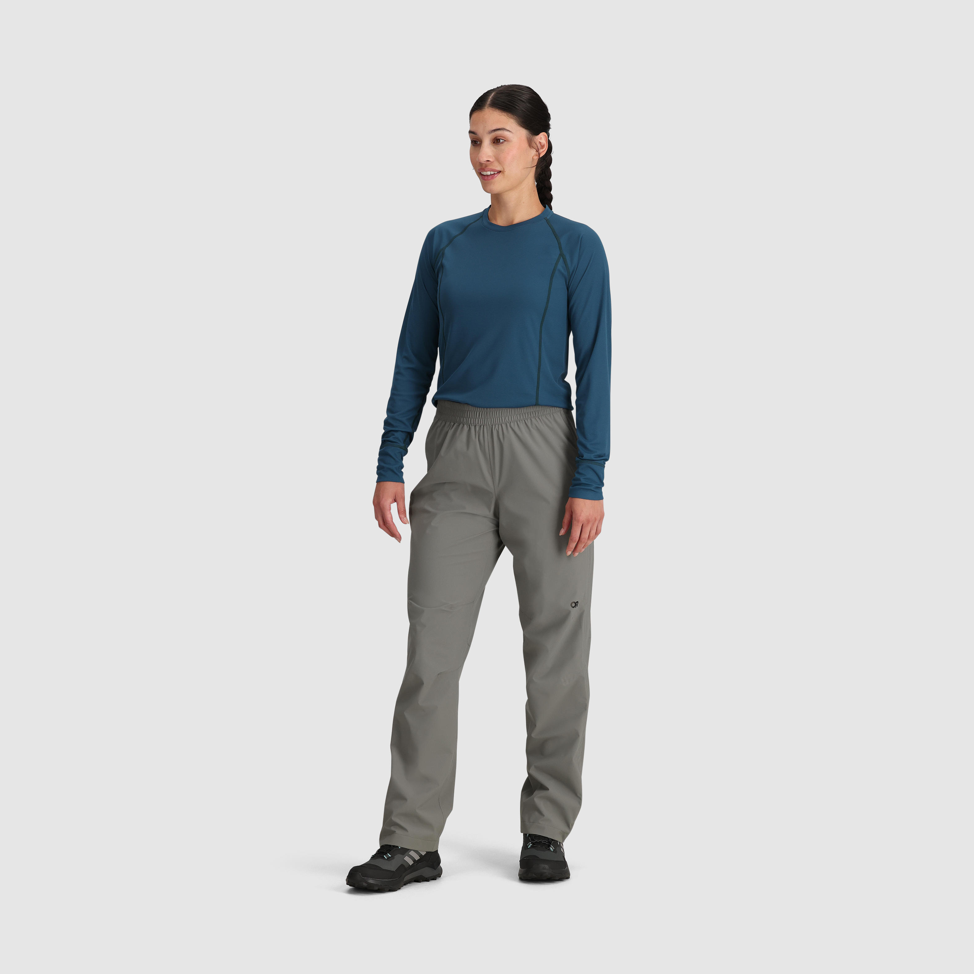 Women's Waterproof Stretch Rain Pants for Hiking | Stratoburst