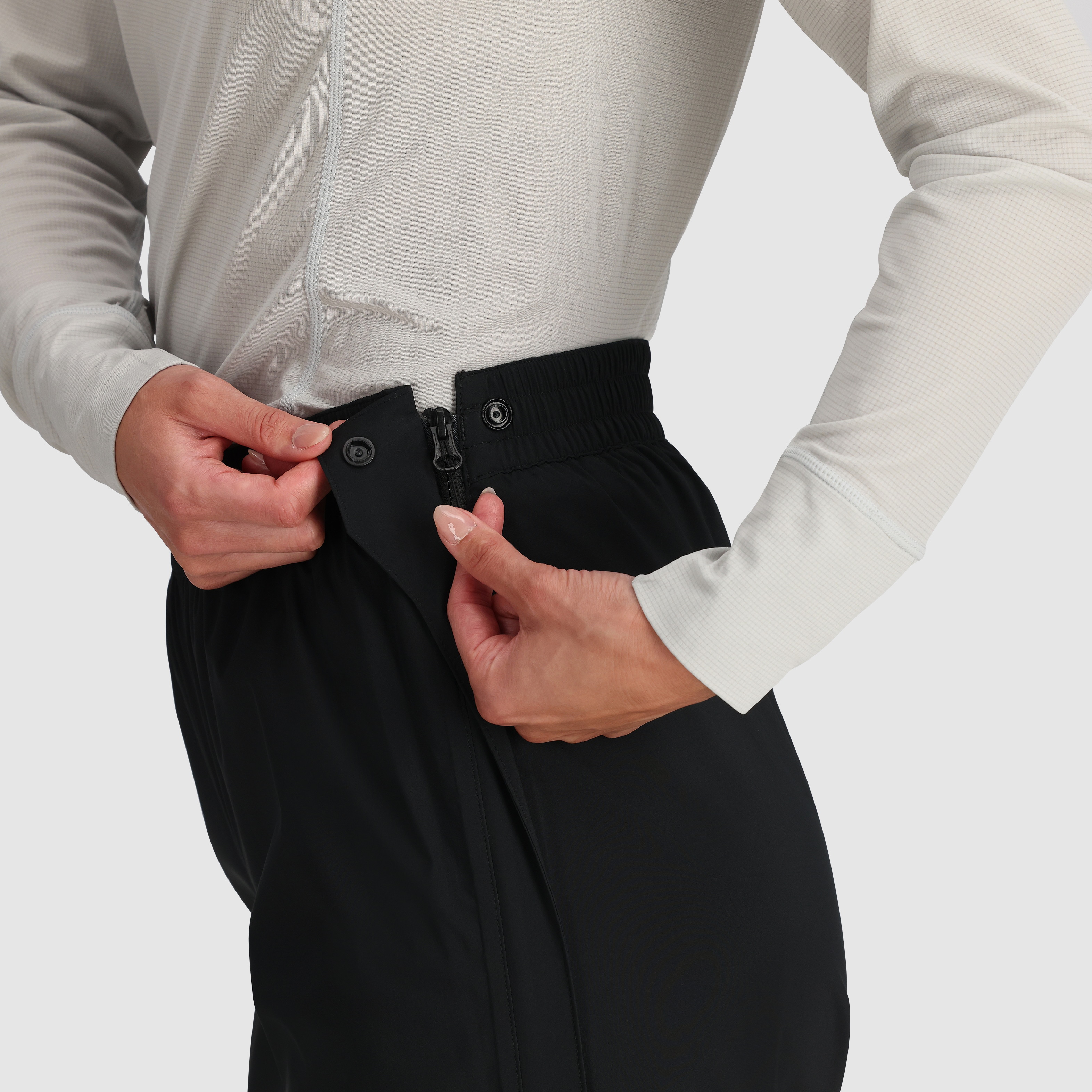 Women's Waterproof Stretch Rain Pants for Hiking | Stratoburst