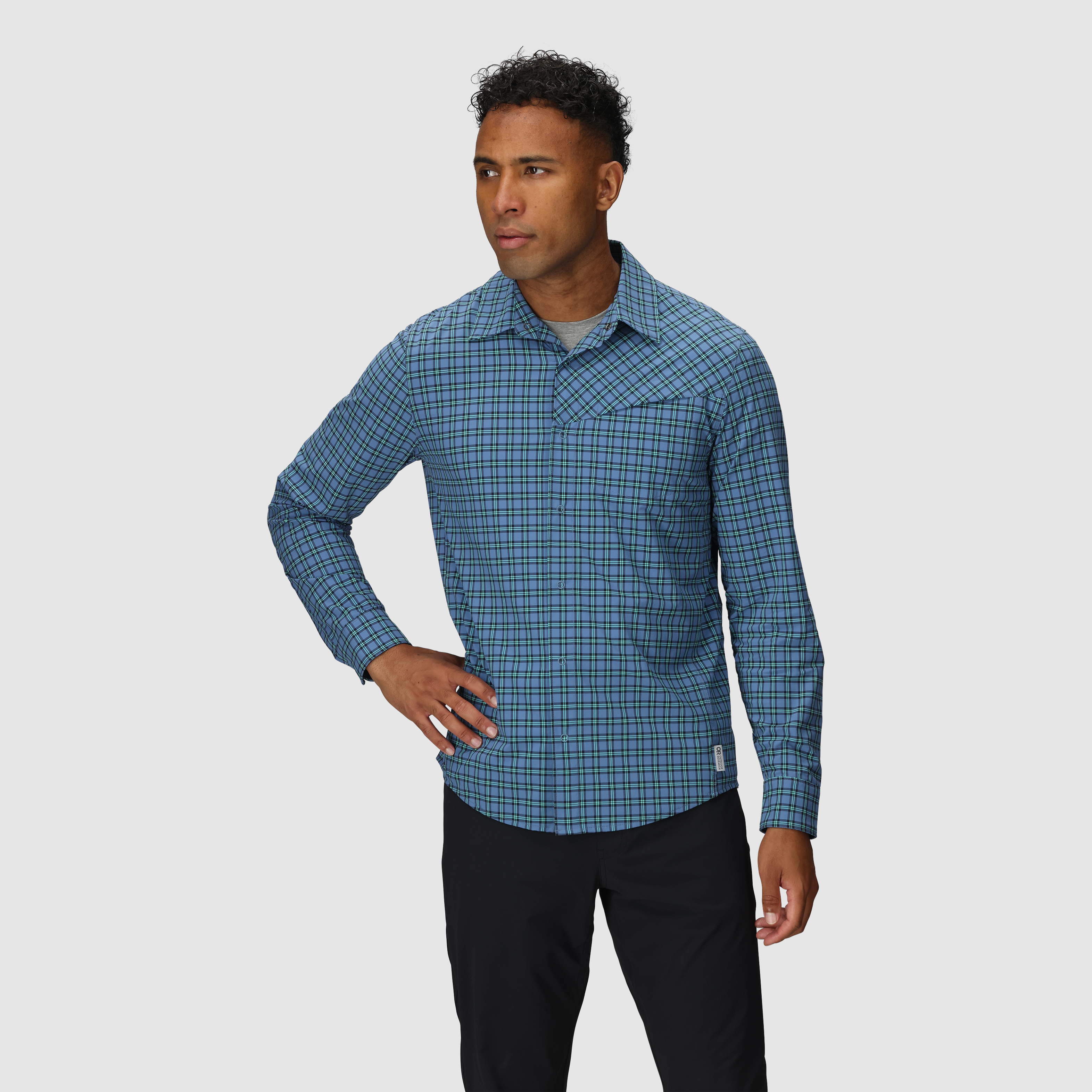 Men's UPF 30 Sun Shirt | Lightweight & Breathable for Hiking | Astroman