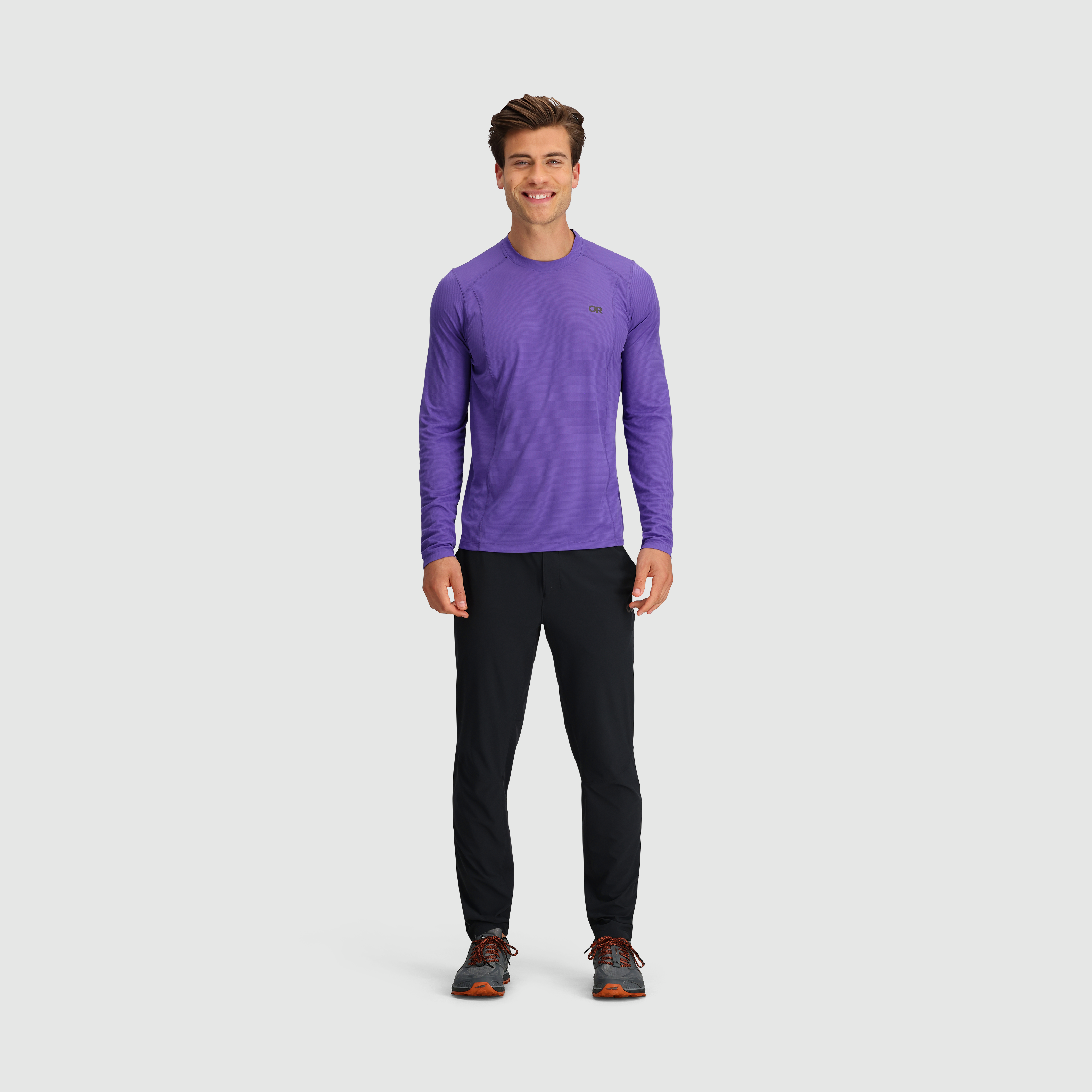 Breathable Recycled Long Sleeve Tee for Hiking & Layering | Echo