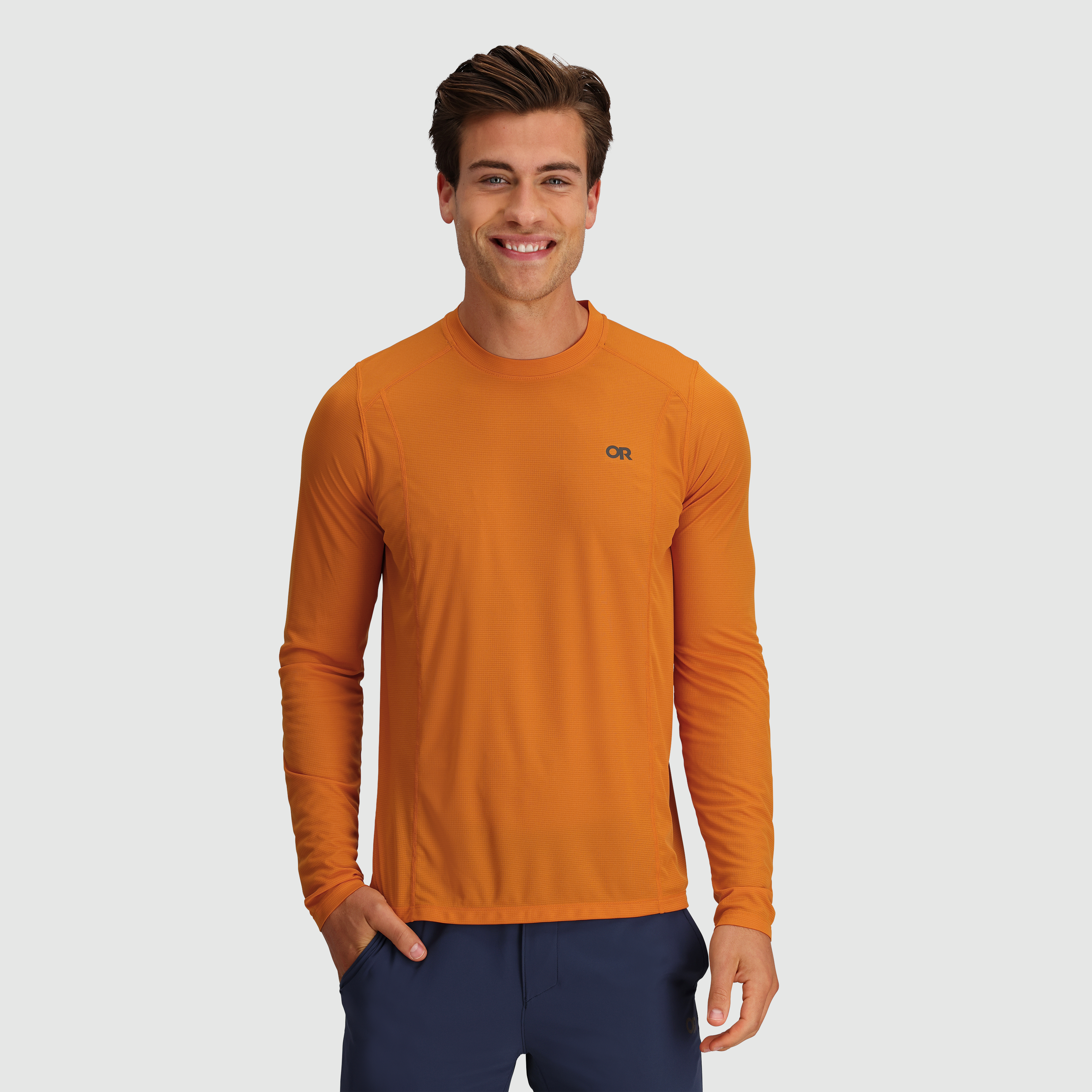 Breathable Recycled Long Sleeve Tee for Hiking & Layering | Echo