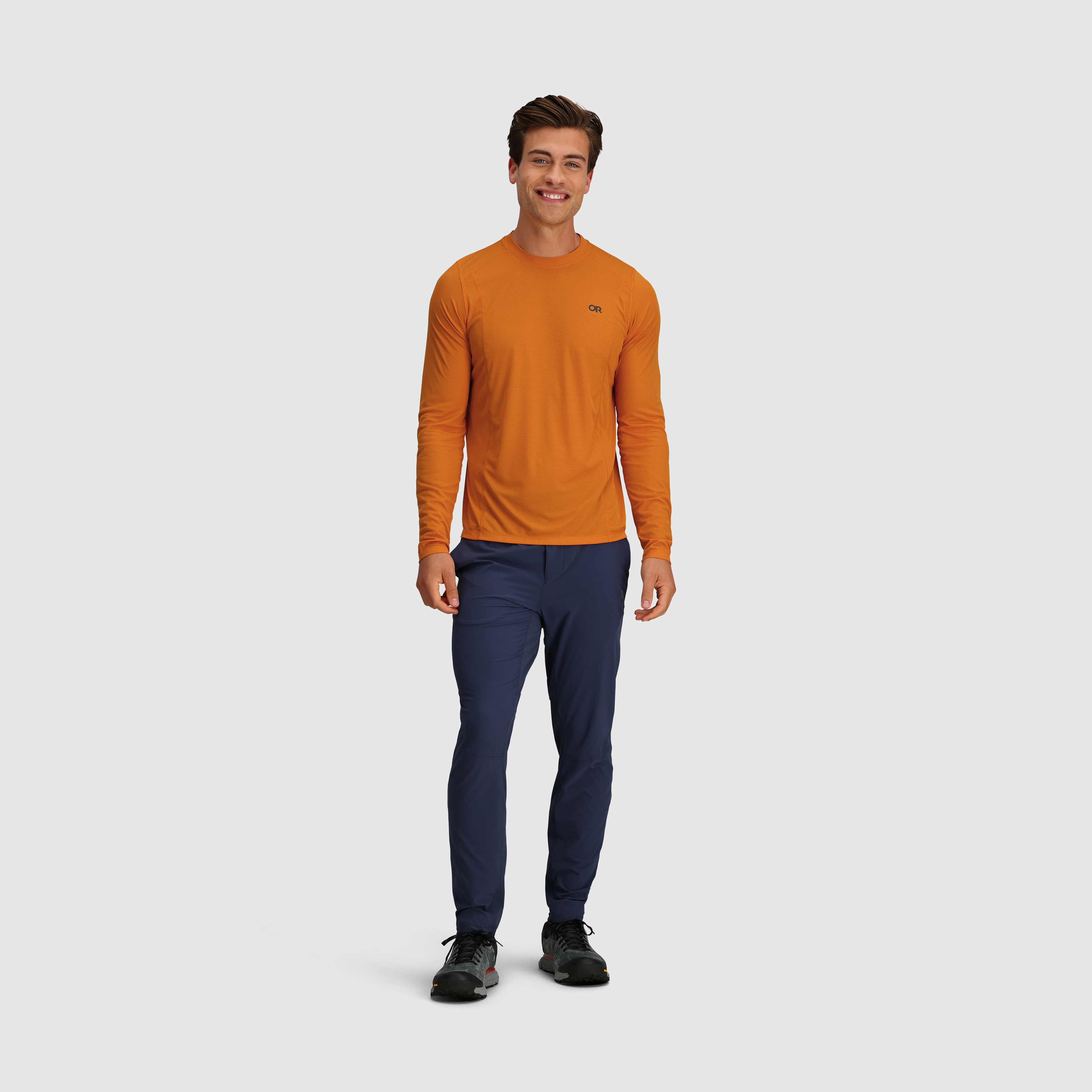 Breathable Recycled Long Sleeve Tee for Hiking & Layering | Echo