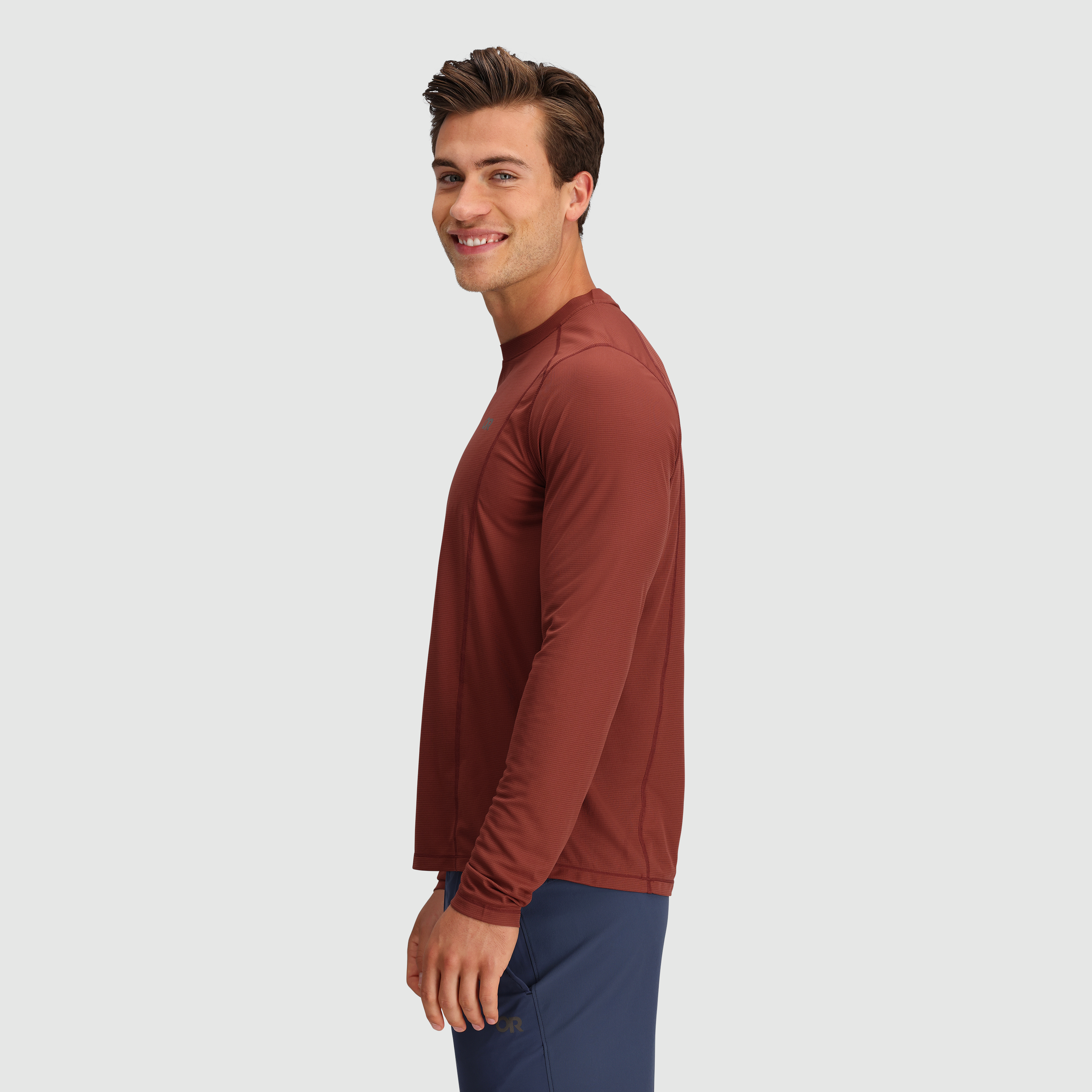 Breathable Recycled Long Sleeve Tee for Hiking & Layering | Echo