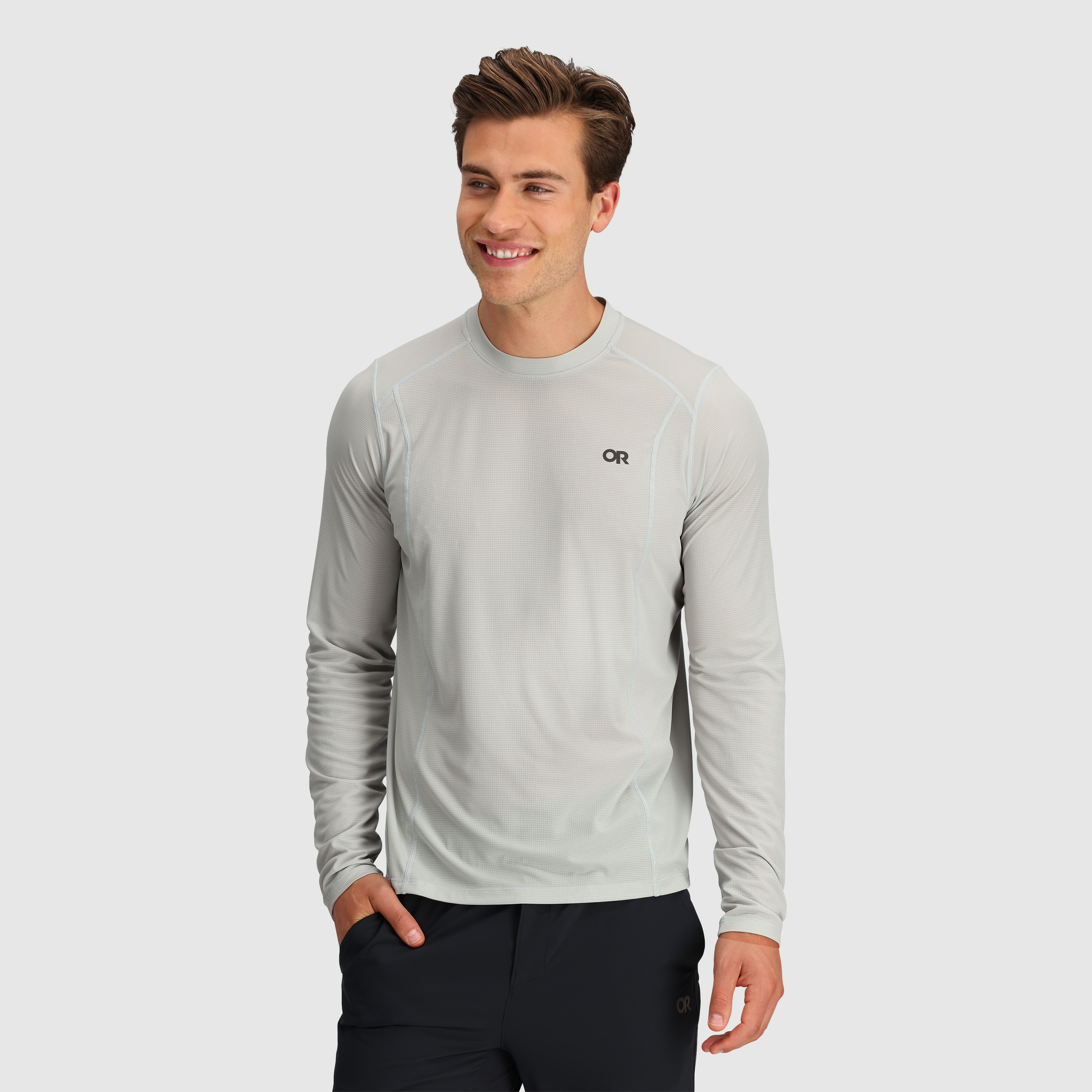 Breathable Recycled Long Sleeve Tee for Hiking & Layering | Echo