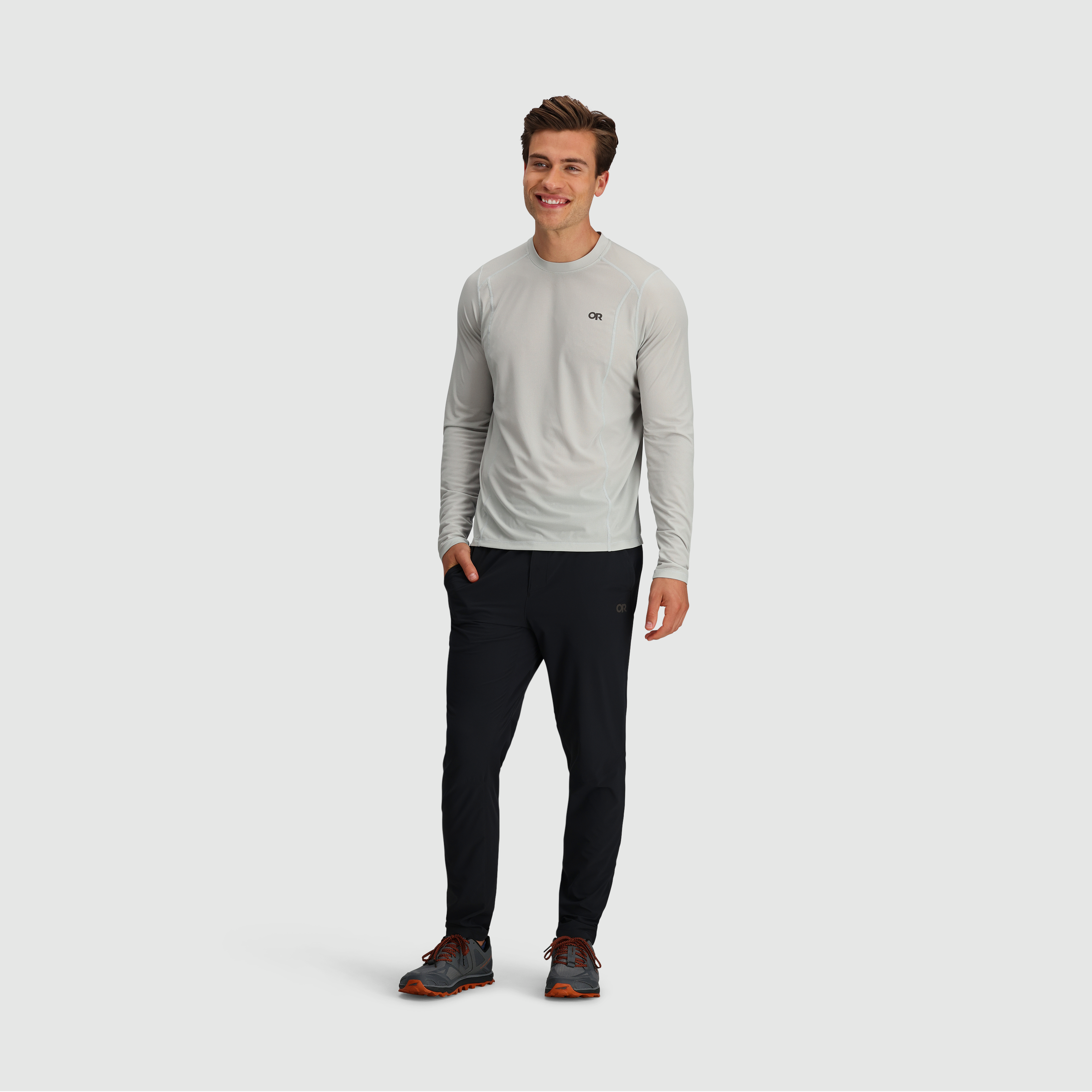 Breathable Recycled Long Sleeve Tee for Hiking & Layering | Echo