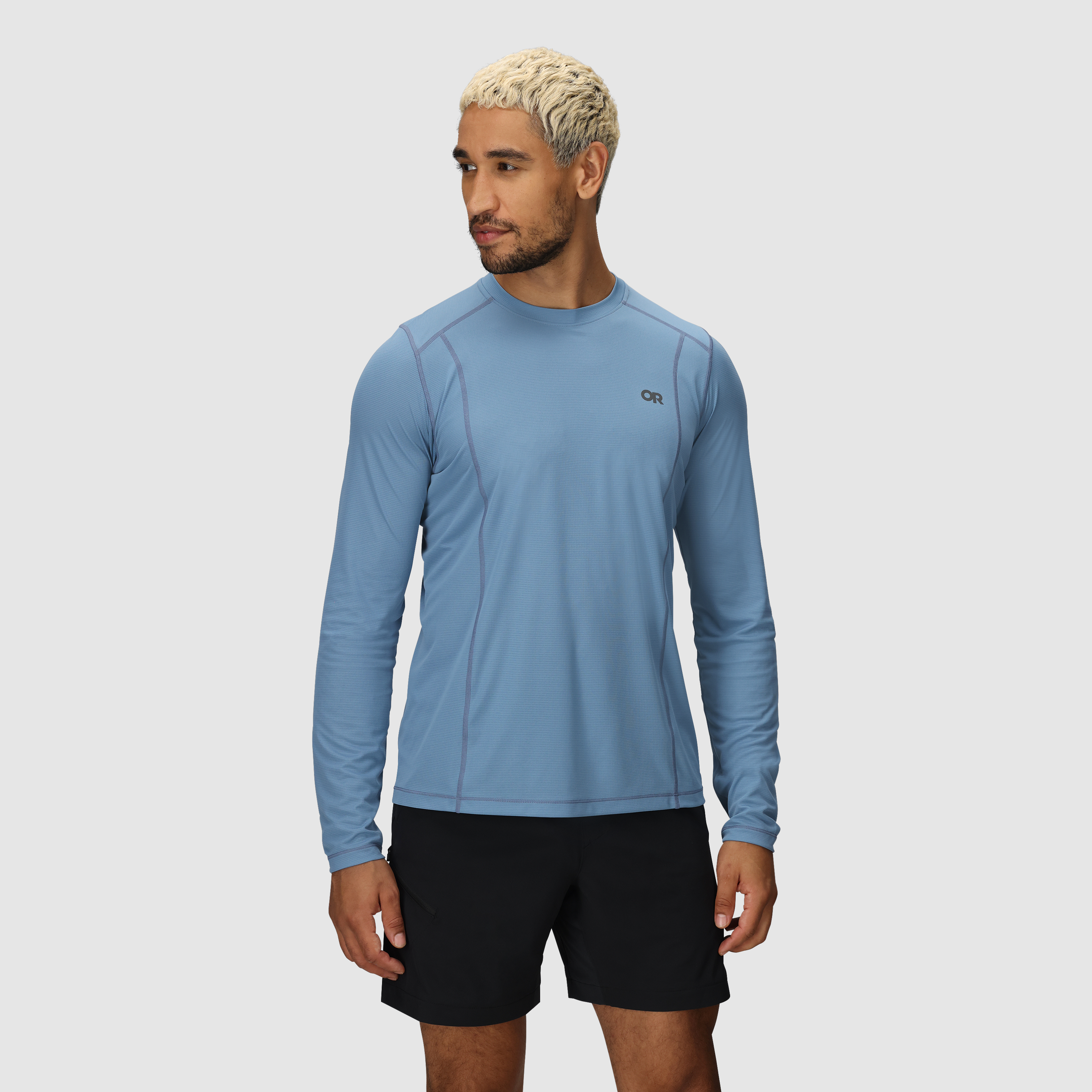 Breathable Recycled Long Sleeve Tee for Hiking & Layering | Echo