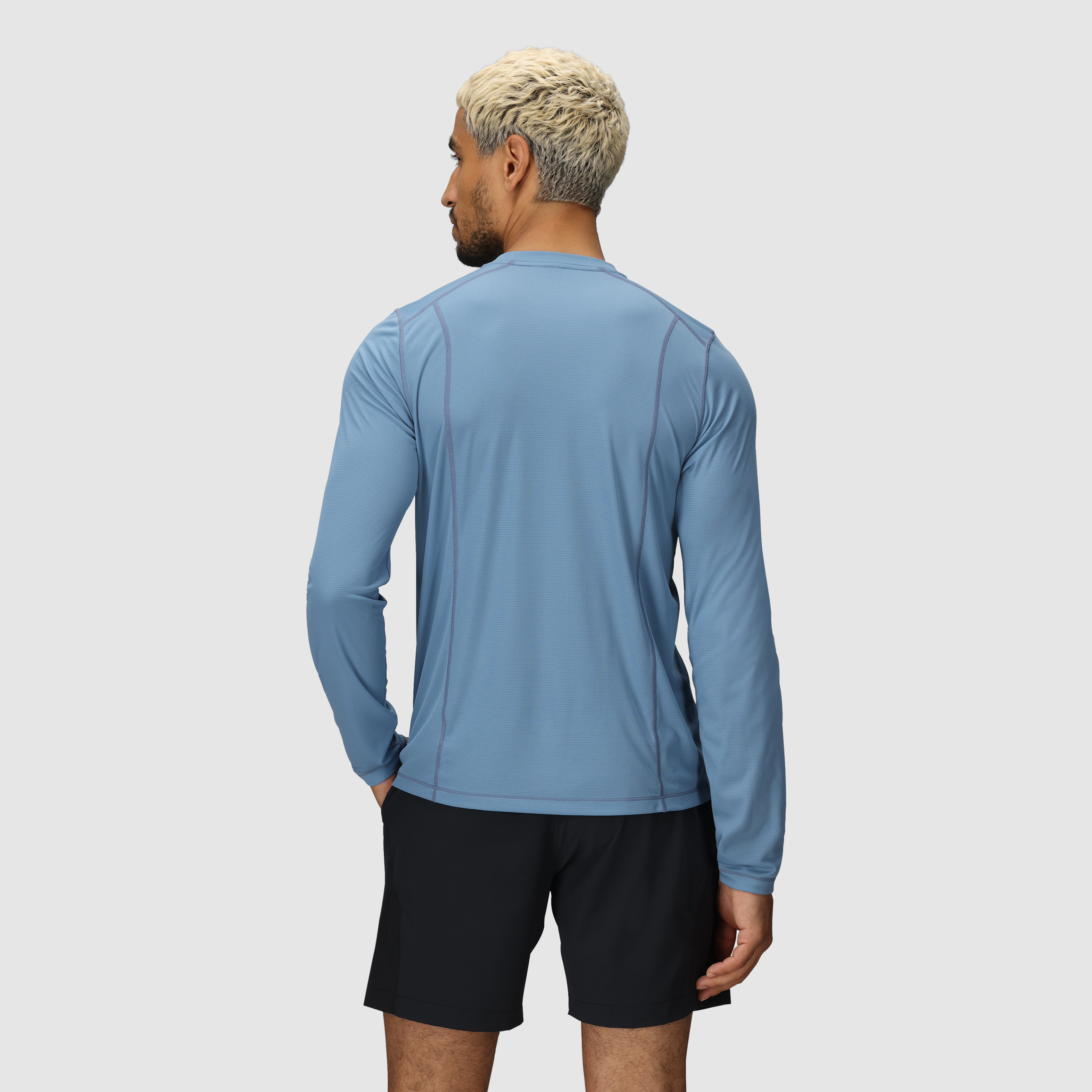 Breathable Recycled Long Sleeve Tee for Hiking & Layering | Echo