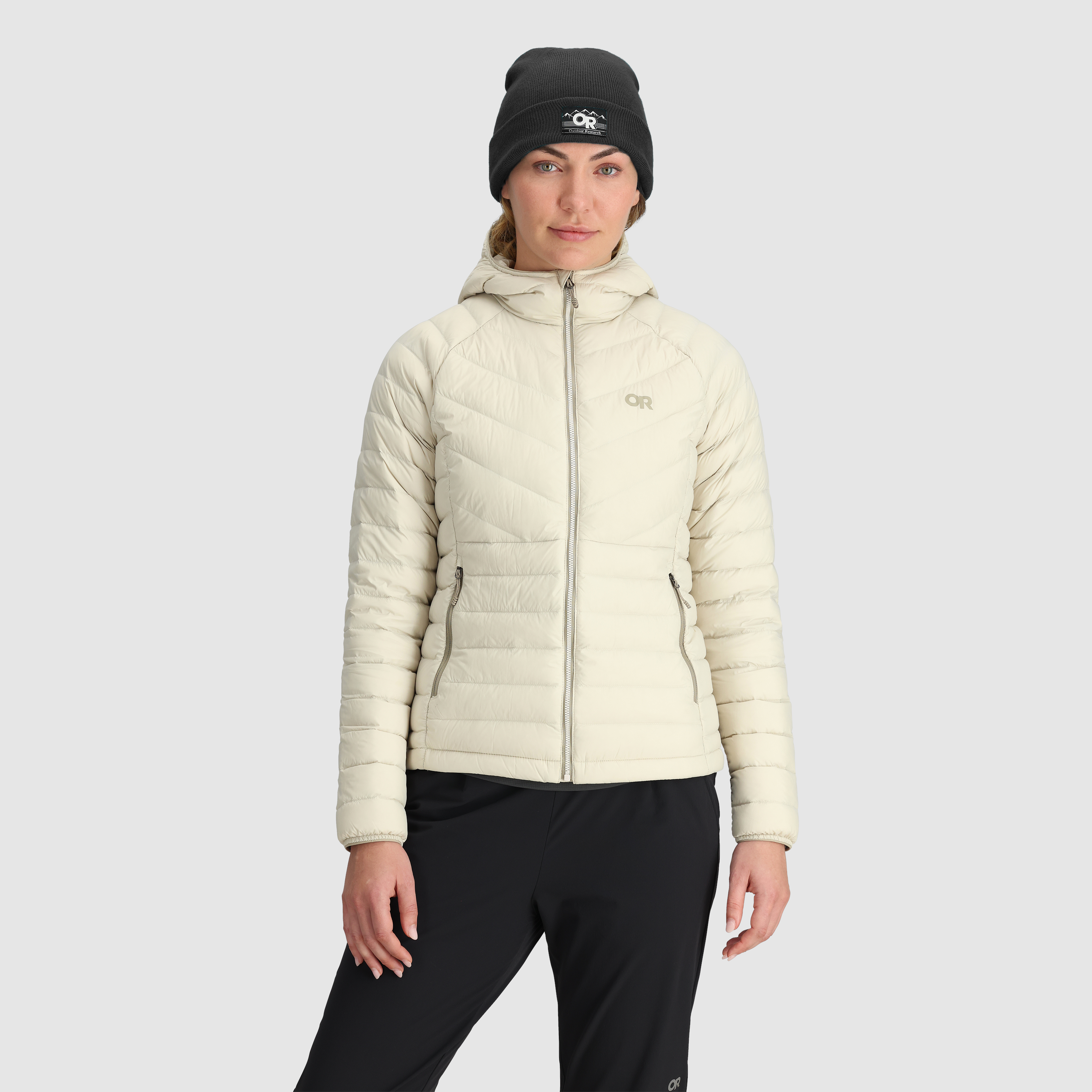 Women's 800+ Fill Power Down Hoodie for Hiking & Cold Weather | Transcendent