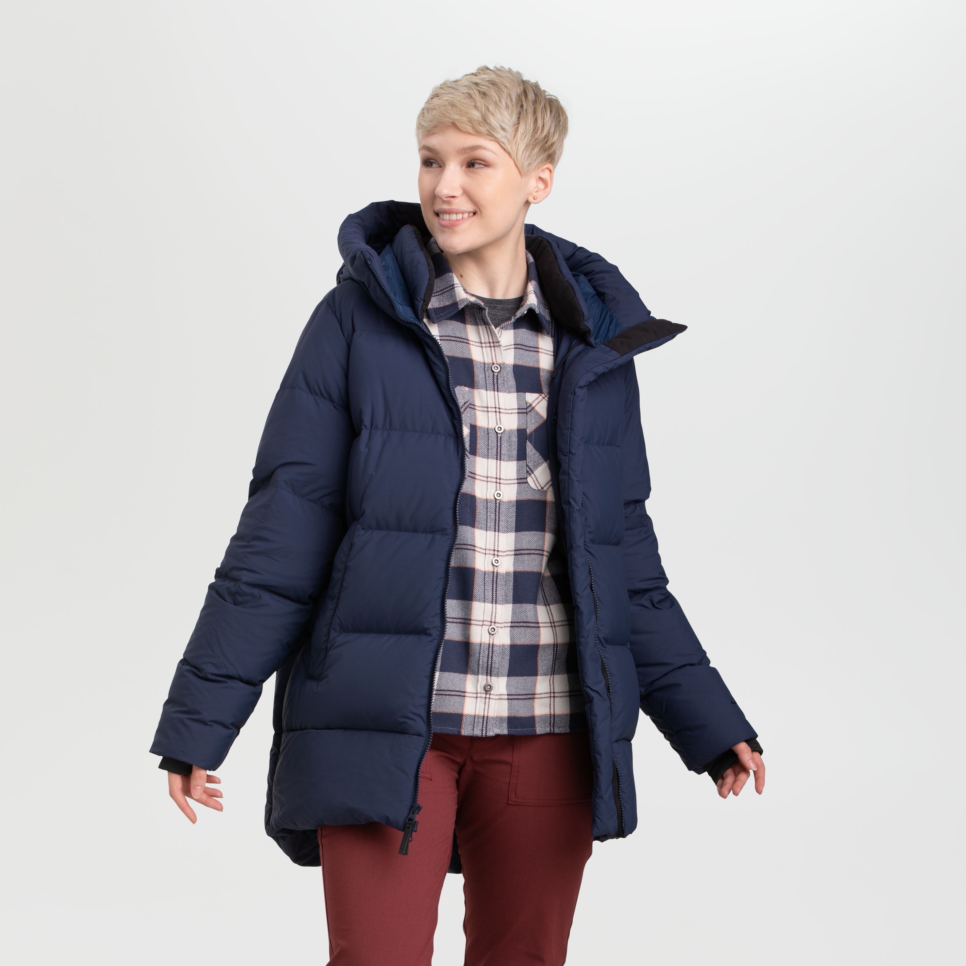 Eco-Friendly Women's Down Parka for Cold Weather | Coze