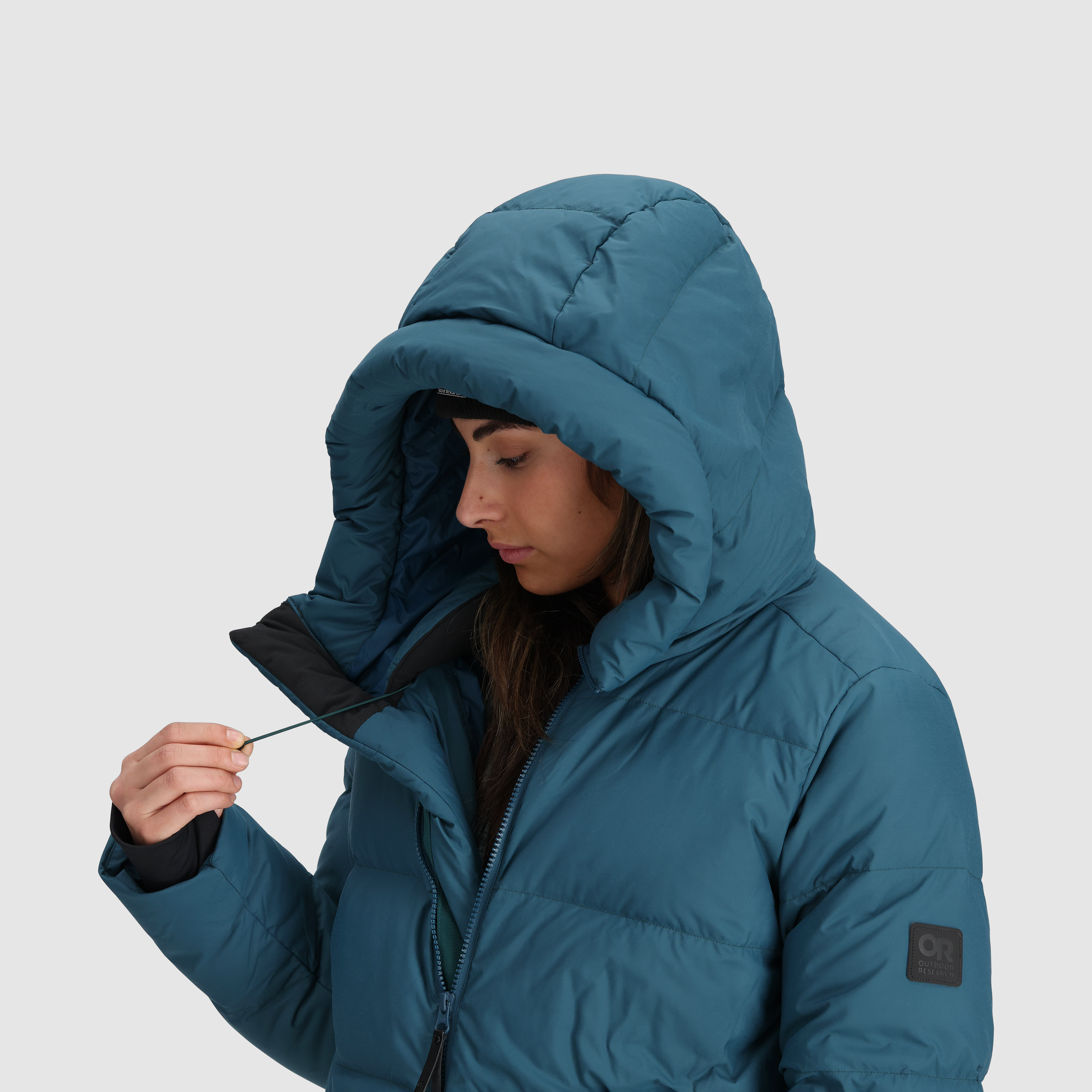 Eco-Friendly Women's Down Parka for Cold Weather | Coze