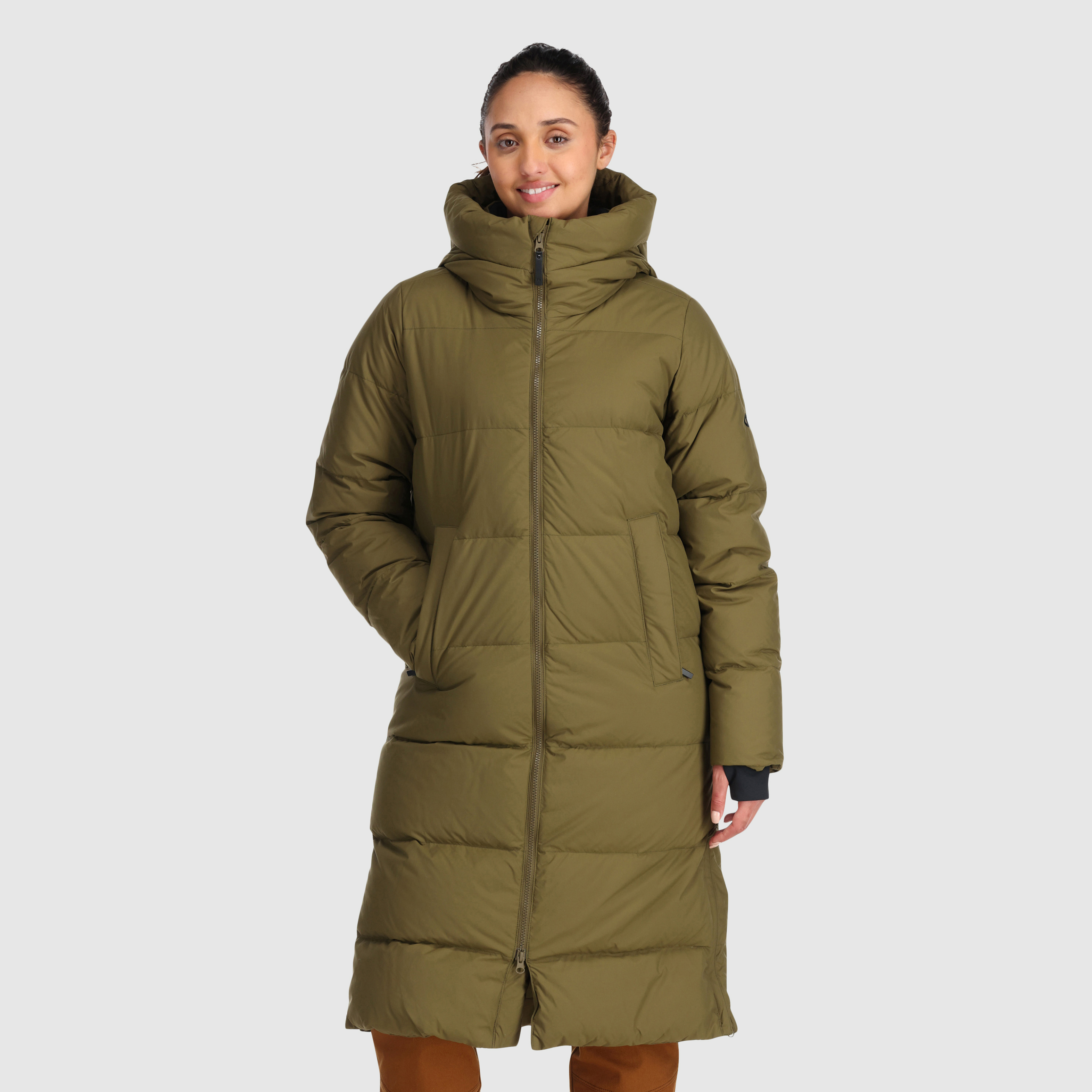 Eco-Friendly Women's Down Parka for Cold Weather | Coze