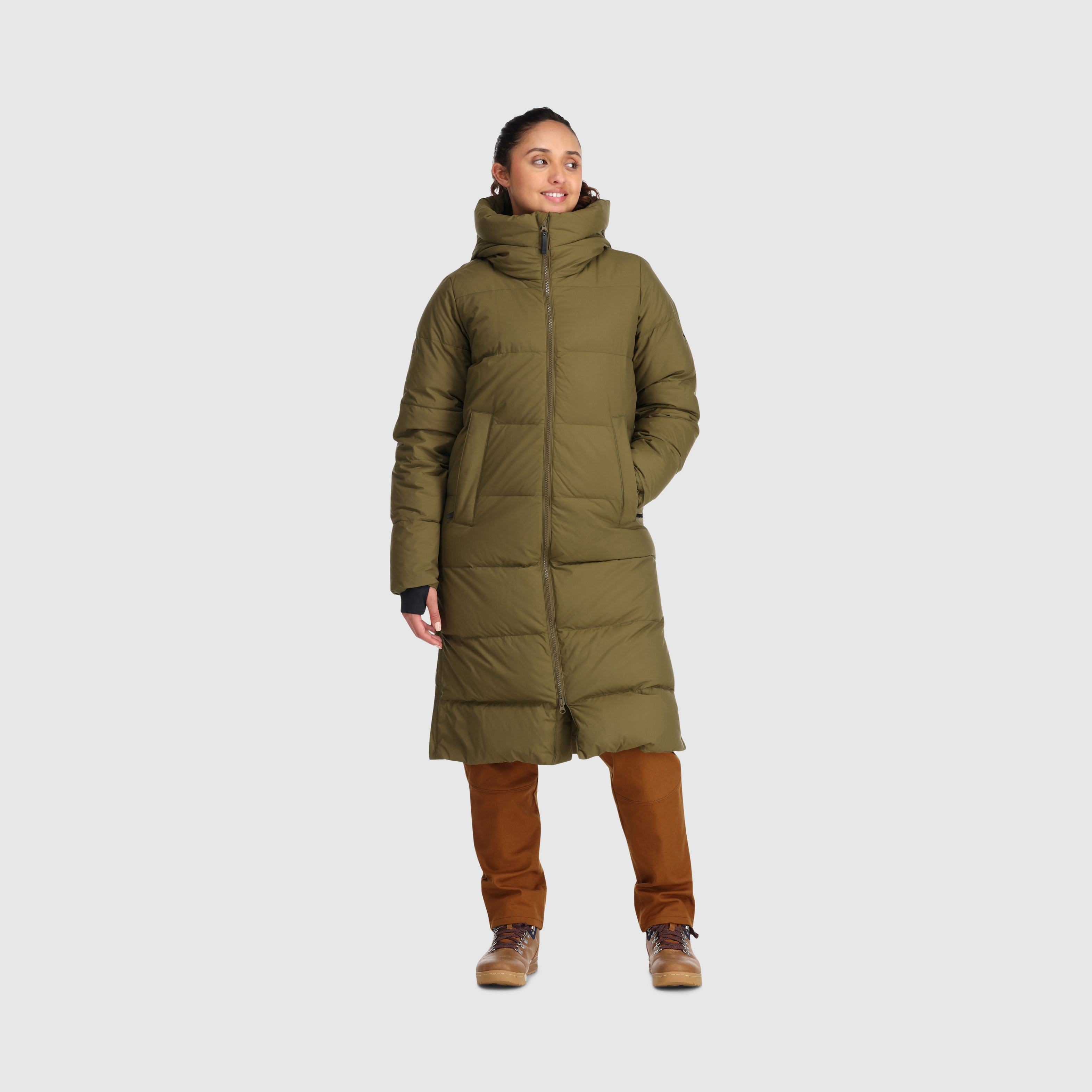 Eco-Friendly Women's Down Parka for Cold Weather | Coze