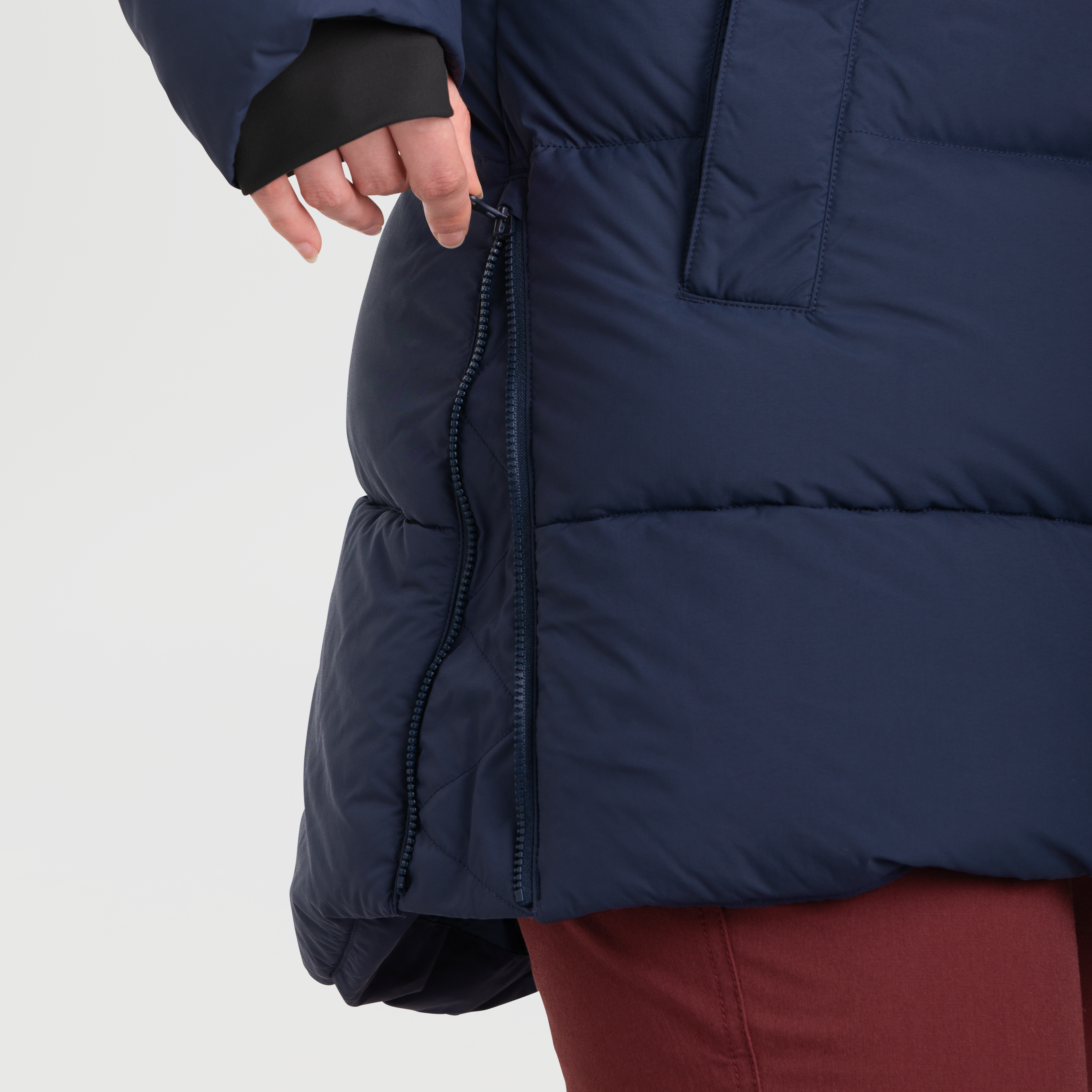 Eco-Friendly Women's Down Parka for Cold Weather | Coze