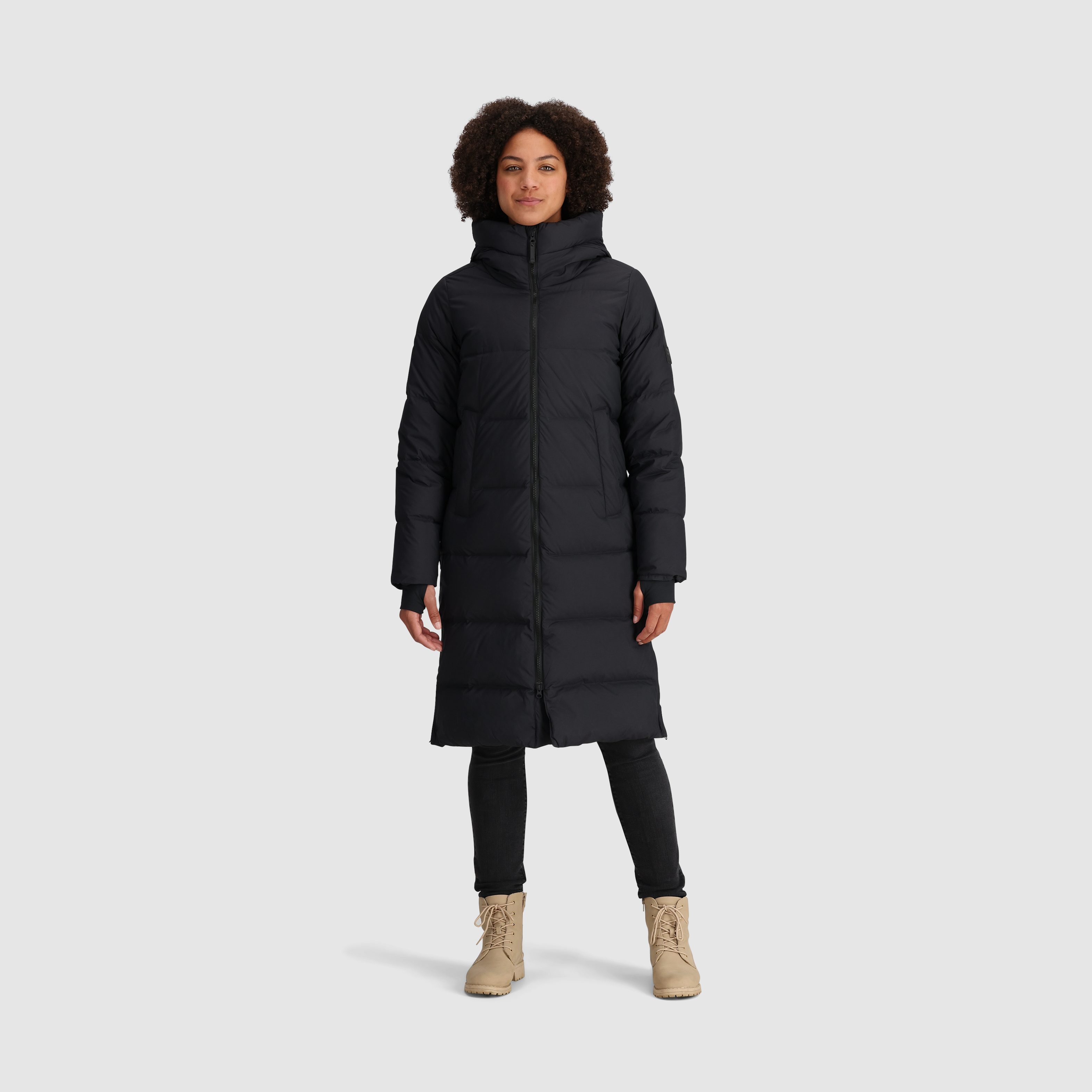 Eco-Friendly Women's Down Parka for Cold Weather | Coze