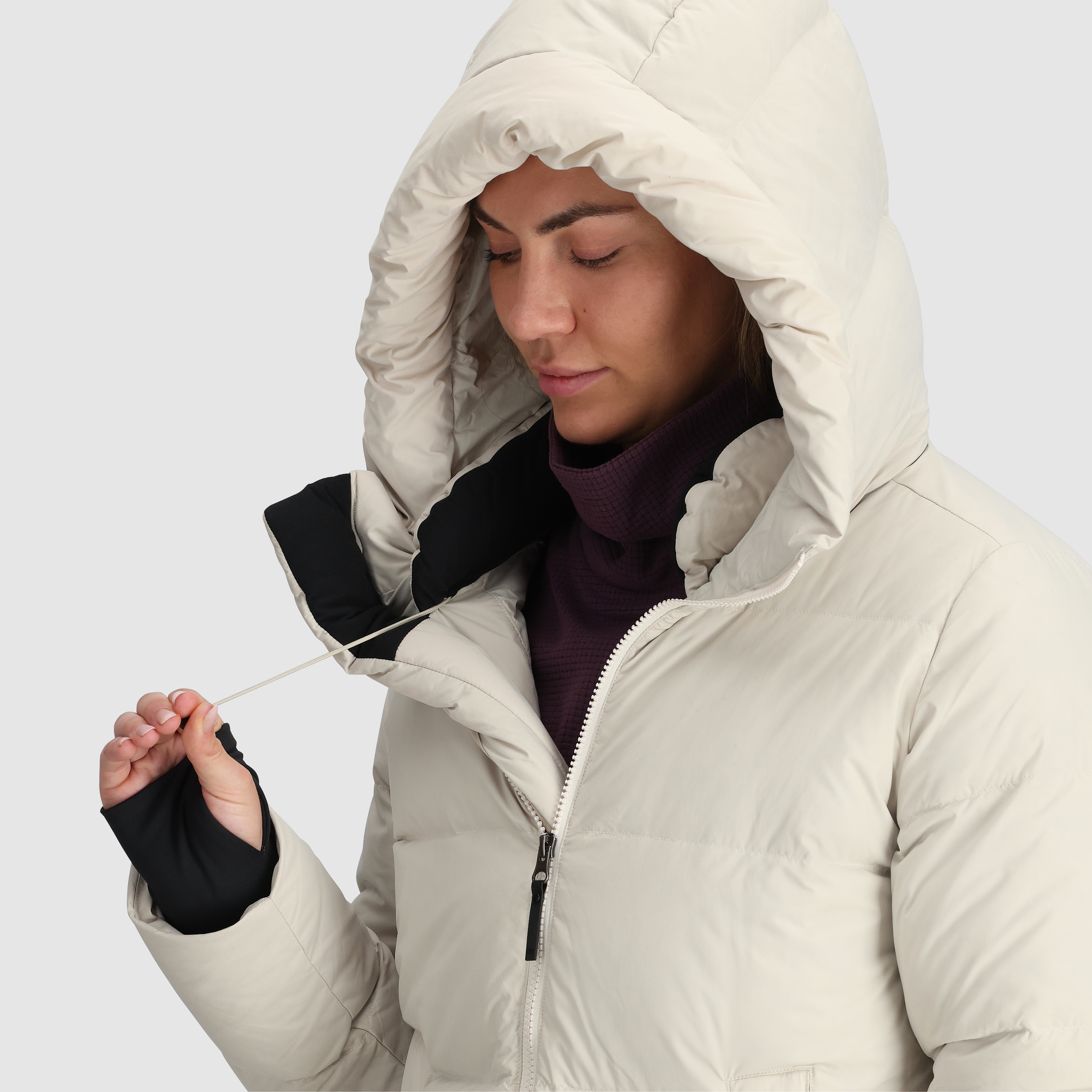 Eco-Friendly Women's Down Parka for Cold Weather | Coze